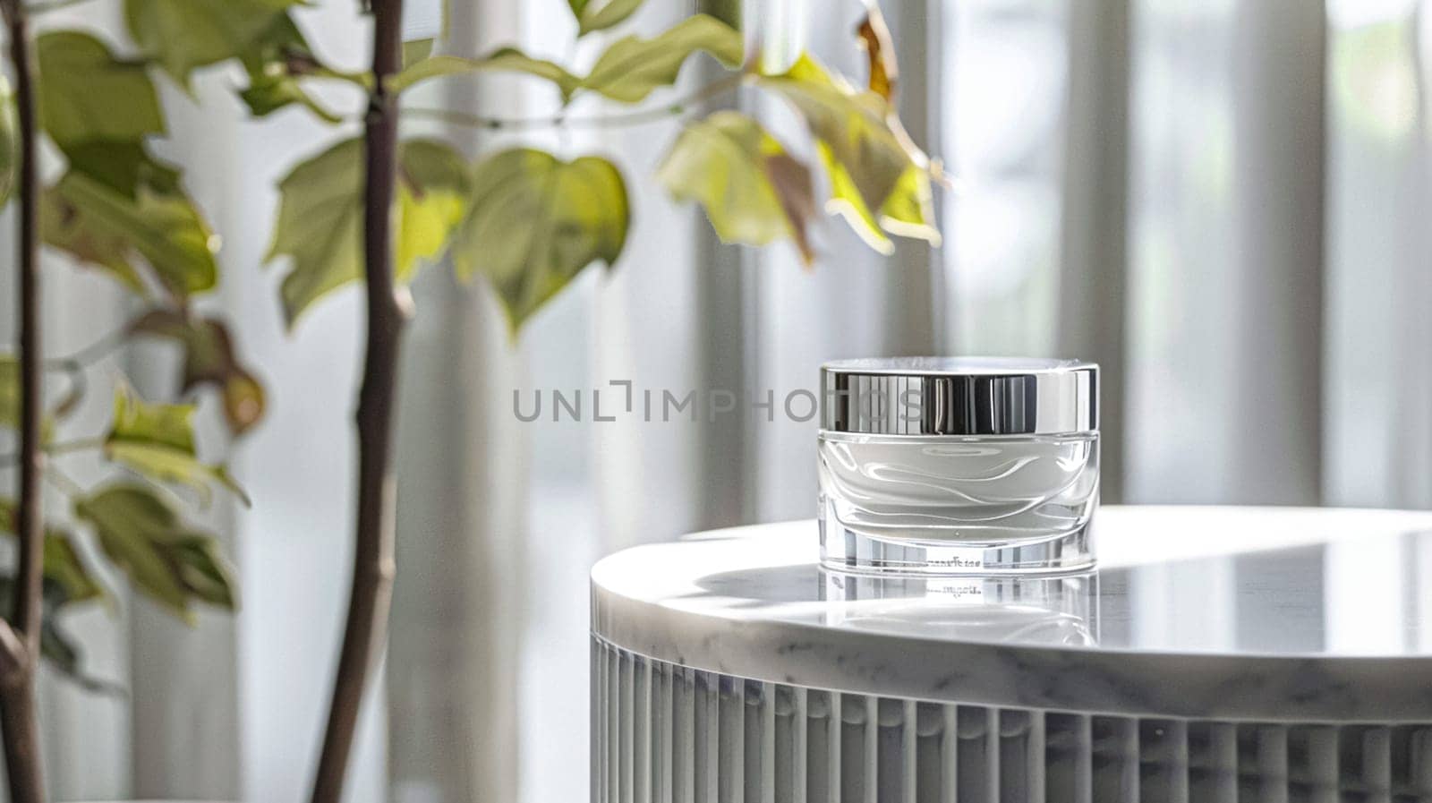Face cream moisturiser, skincare and bodycare product, spa and organic beauty cosmetics for natural skin care routine idea