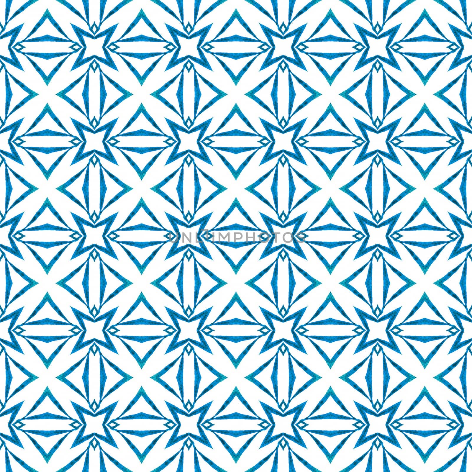 Textile ready beauteous print, swimwear fabric, wallpaper, wrapping. Blue tempting boho chic summer design. Exotic seamless pattern. Summer exotic seamless border.