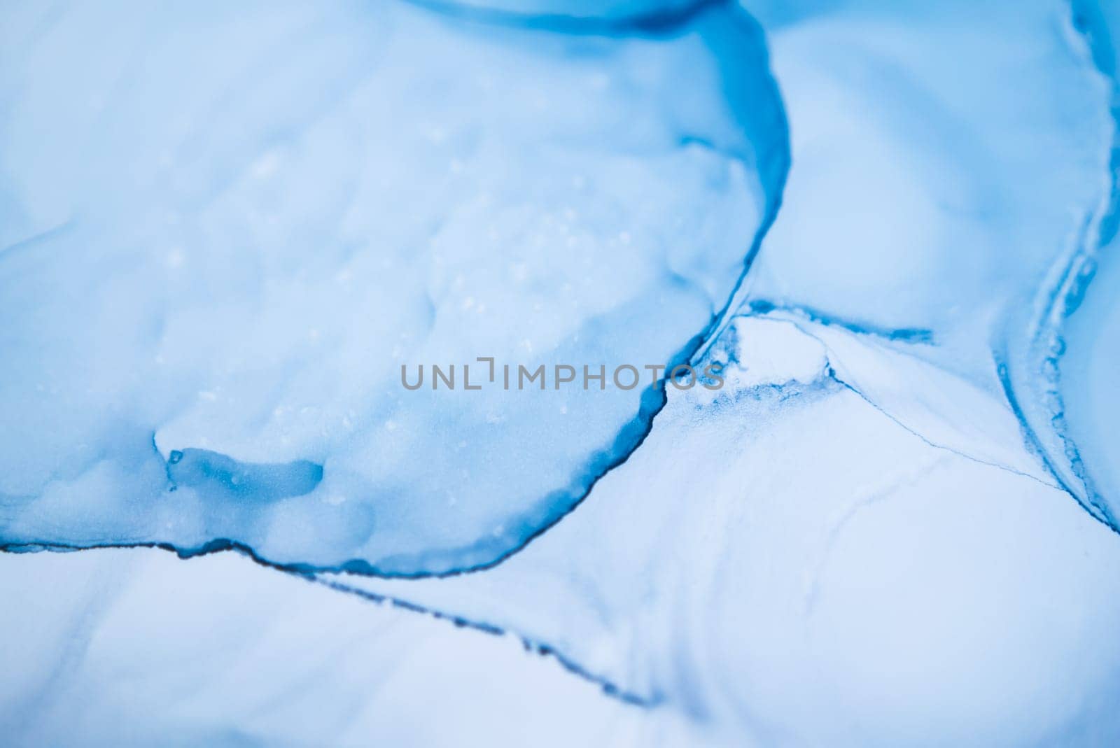 Part of original alcohol ink painting. Modern art. Abstract colorful background, wallpaper. Marble texture. Fluid Art for modern banners, ethereal graphic design.