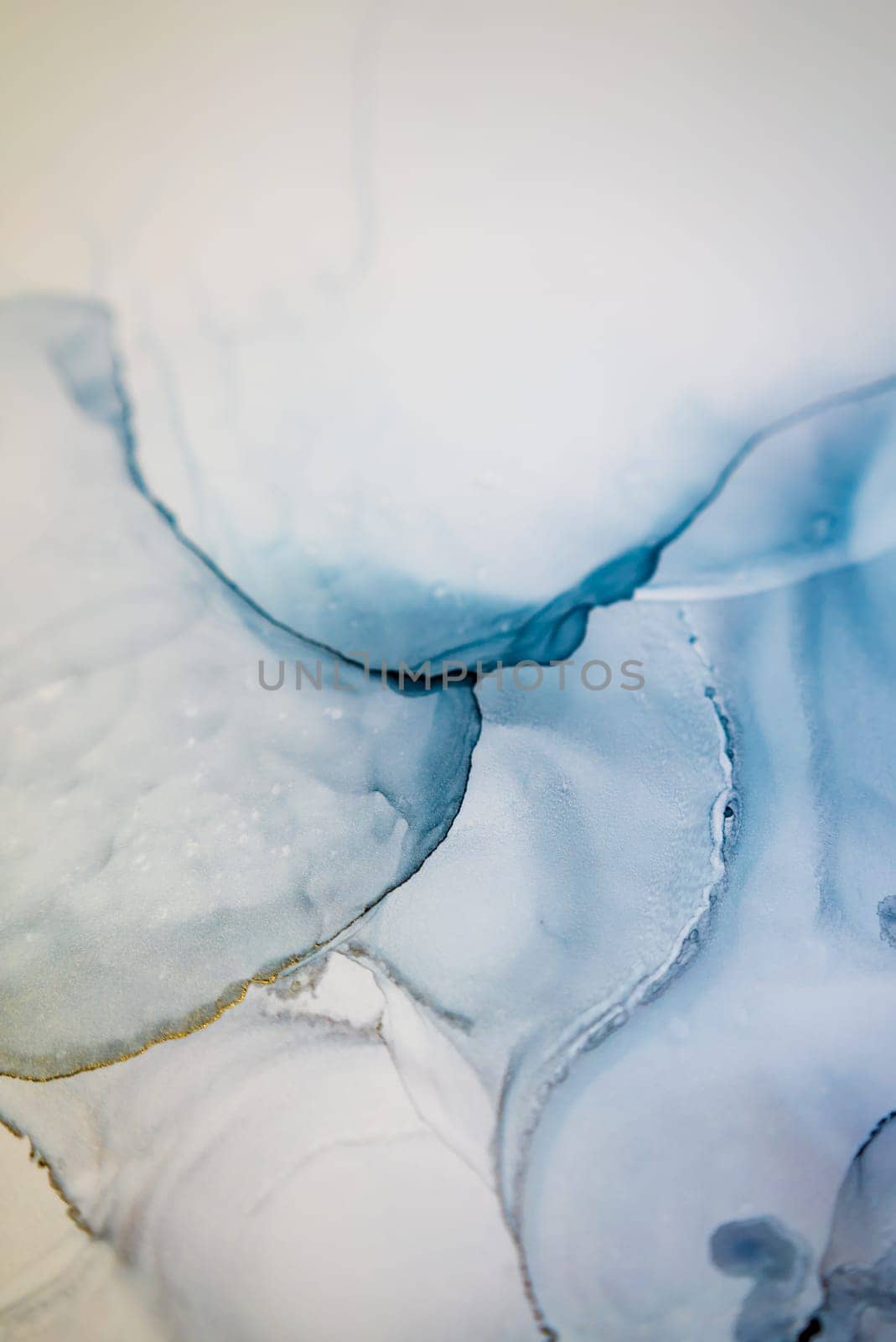 Part of original alcohol ink painting. Modern art. Abstract colorful background, wallpaper. Marble texture. Fluid Art for modern banners, ethereal graphic design.