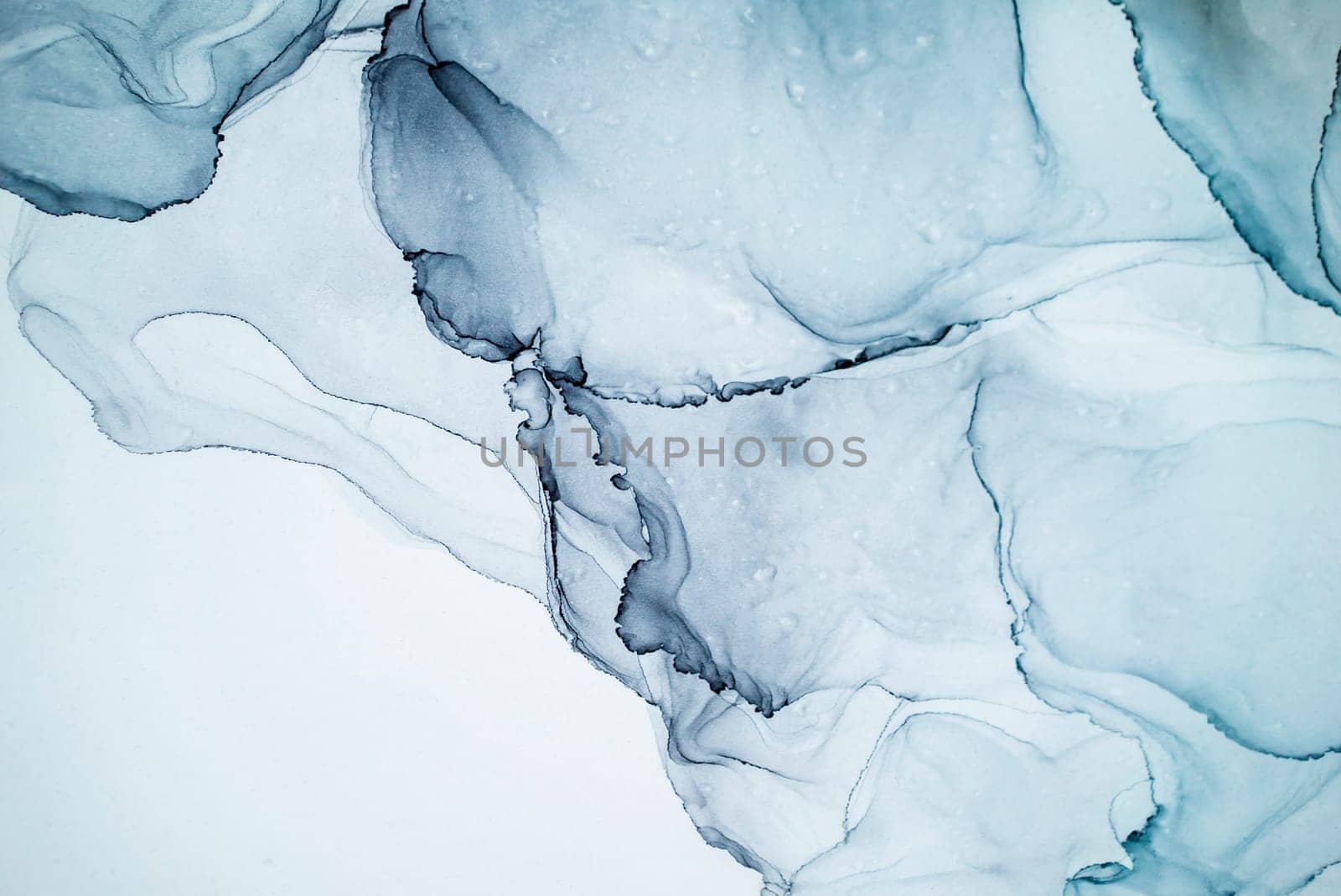 Part of original alcohol ink painting. Modern art. Abstract colorful background, wallpaper. Marble texture. Fluid Art for modern banners, ethereal graphic design.