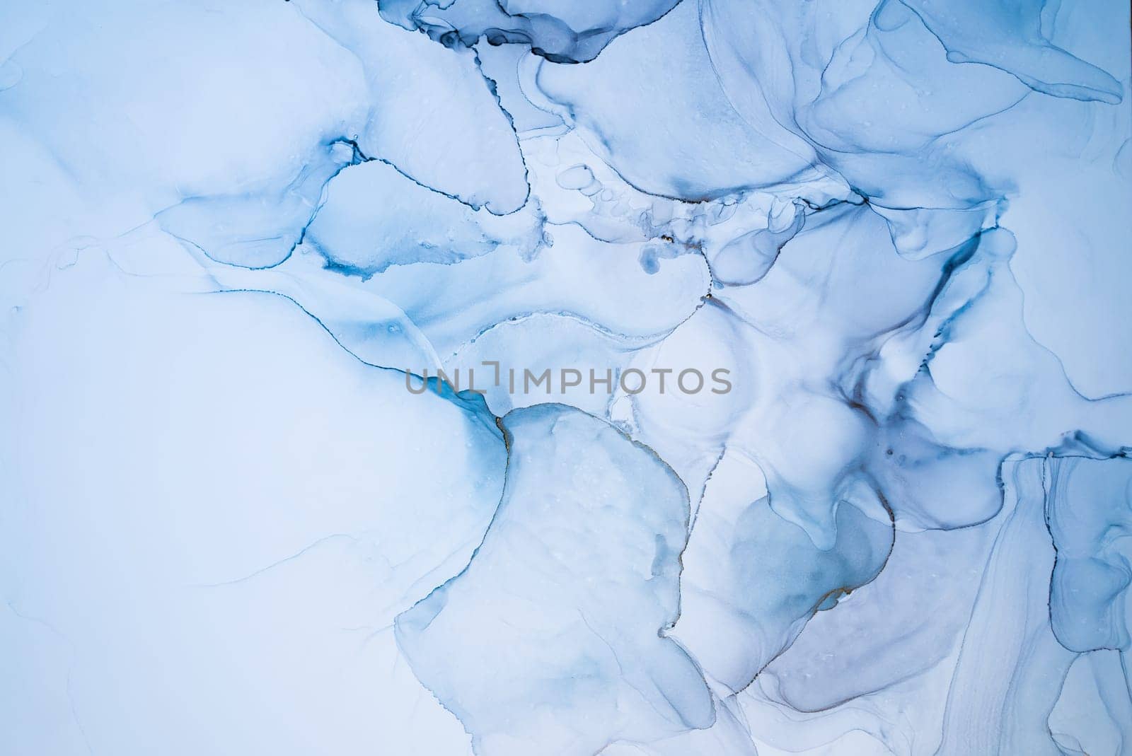 Part of original alcohol ink painting. Modern art. Abstract colorful background, wallpaper. Marble texture. Fluid Art for modern banners, ethereal graphic design.