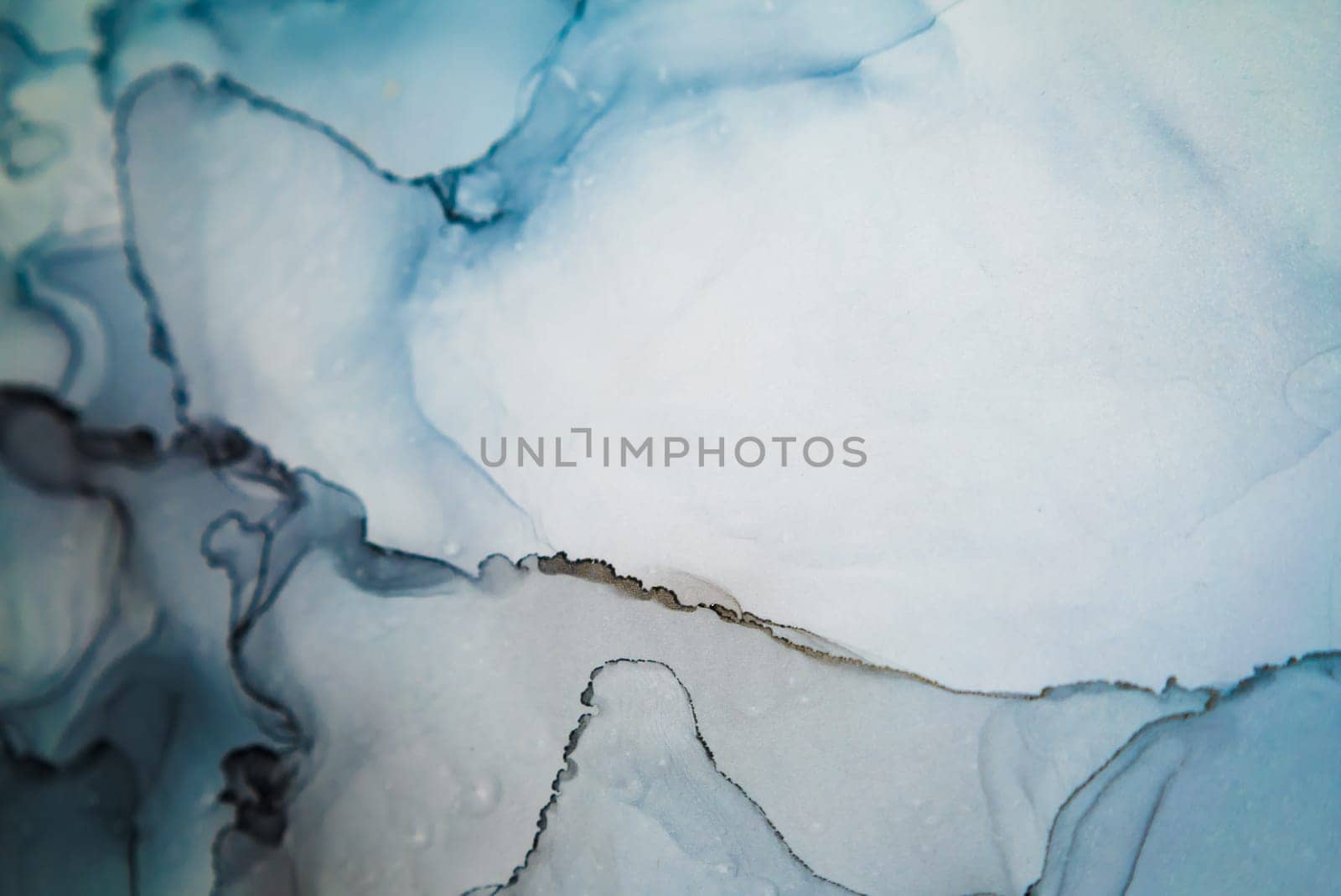 Part of original alcohol ink painting. Modern art. Abstract colorful background, wallpaper. Marble texture. Fluid Art for modern banners, ethereal graphic design.