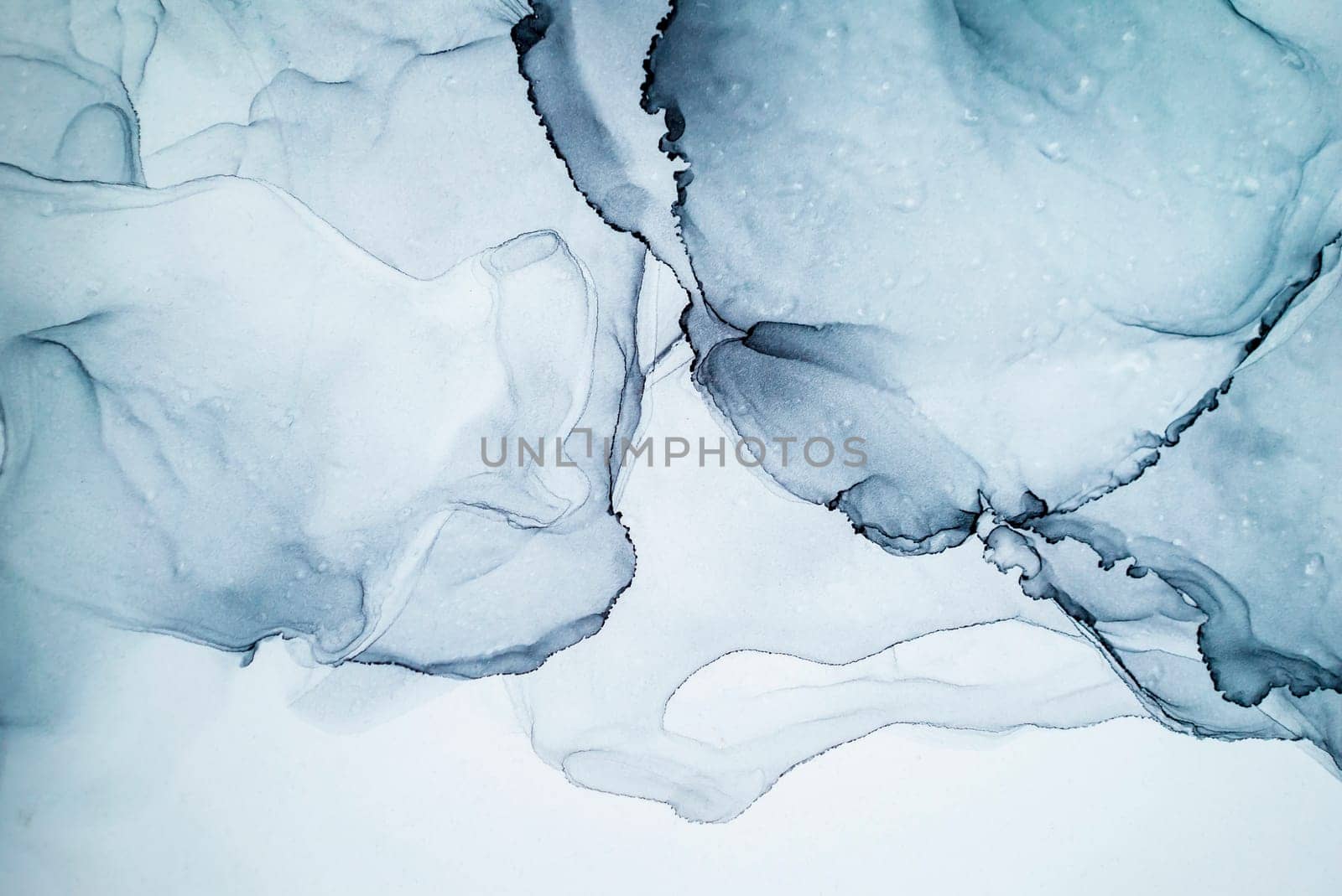 Part of original alcohol ink painting. Modern art. Abstract colorful background, wallpaper. Marble texture. Fluid Art for modern banners, ethereal graphic design.