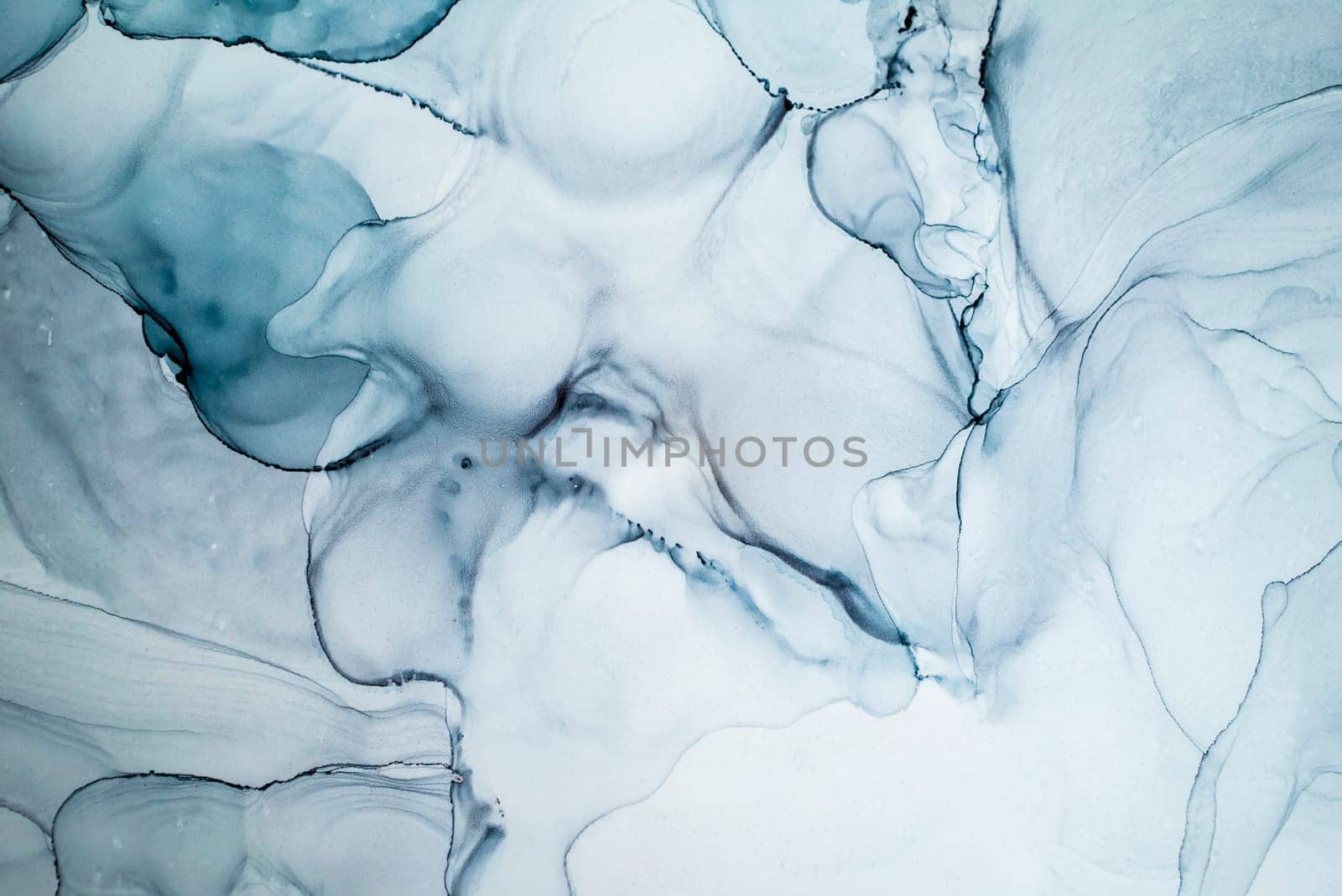 Part of original alcohol ink painting. Modern art. Abstract colorful background, wallpaper. Marble texture. Fluid Art for modern banners, ethereal graphic design.