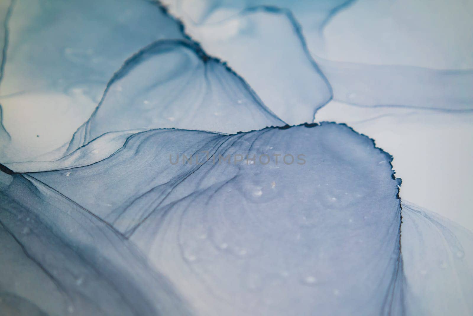 Part of original alcohol ink painting. Modern art. Abstract colorful background, wallpaper. Marble texture. Fluid Art for modern banners, ethereal graphic design.