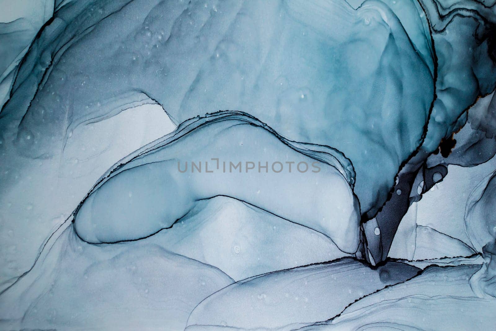 Part of original alcohol ink painting. Modern art. Abstract colorful background, wallpaper. Marble texture. Fluid Art for modern banners, ethereal graphic design.