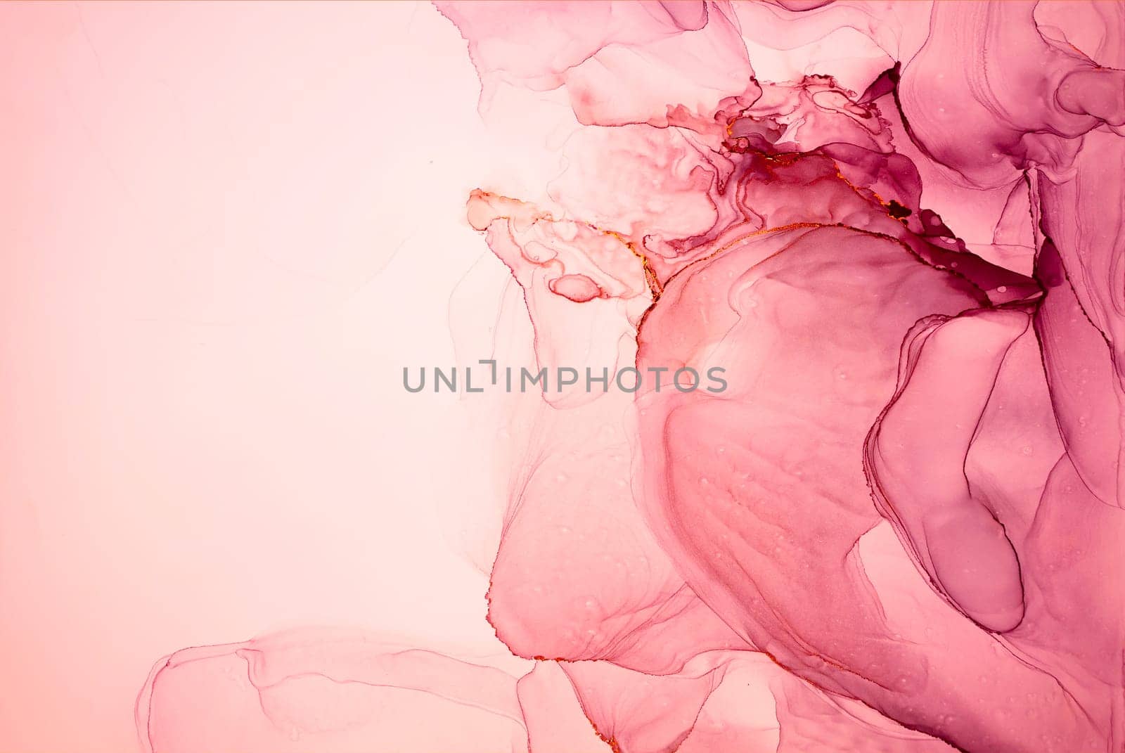 The picture is painted in alcohol ink. Abstraction will perfectly fit into a modern interior. Closeup of the painting. Colorful abstract painting background. Highly-textured paint.