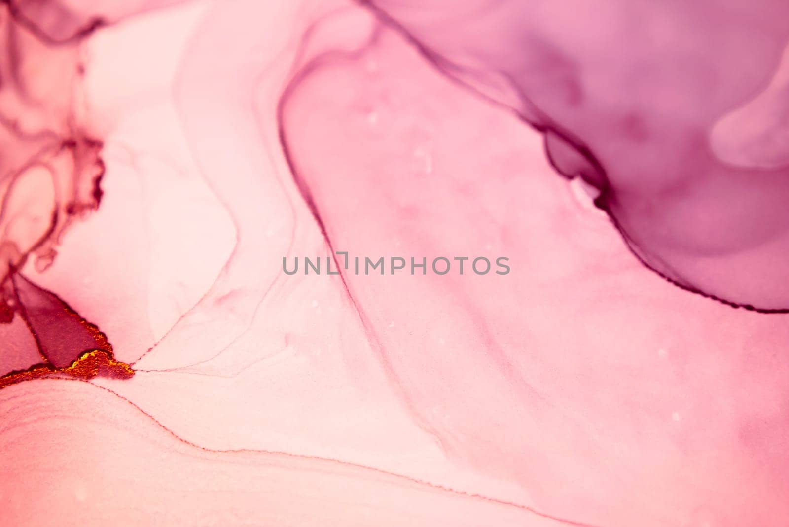 The picture is painted in alcohol ink. Abstraction will perfectly fit into a modern interior. Closeup of the painting. Colorful abstract painting background. Highly-textured paint.