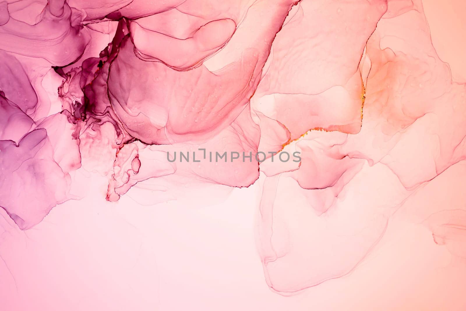 The picture is painted in alcohol ink. Abstraction will perfectly fit into a modern interior. Closeup of the painting. Colorful abstract painting background. Highly-textured paint.