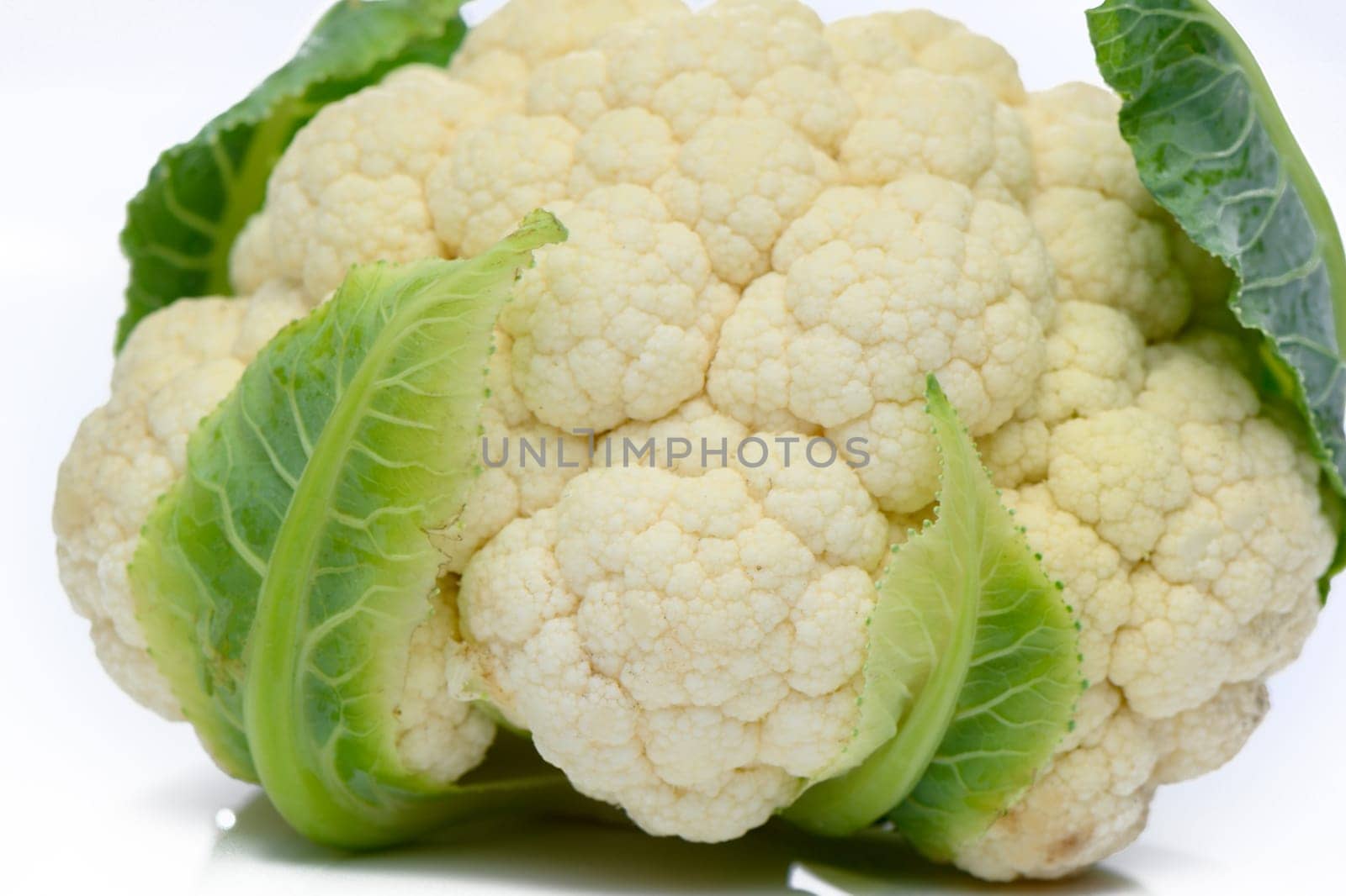 Fresh tasty cauliflower isolated on white background 1 by Mixa74