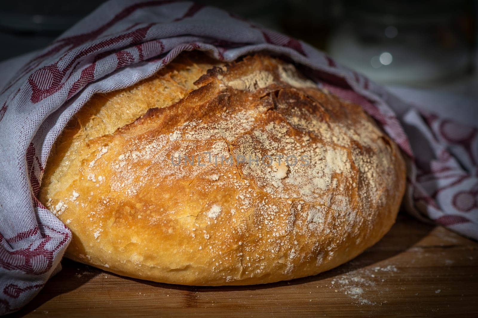 freshly baked loaf of bread from the oven, home recipe for tasty bread 1 by Mixa74
