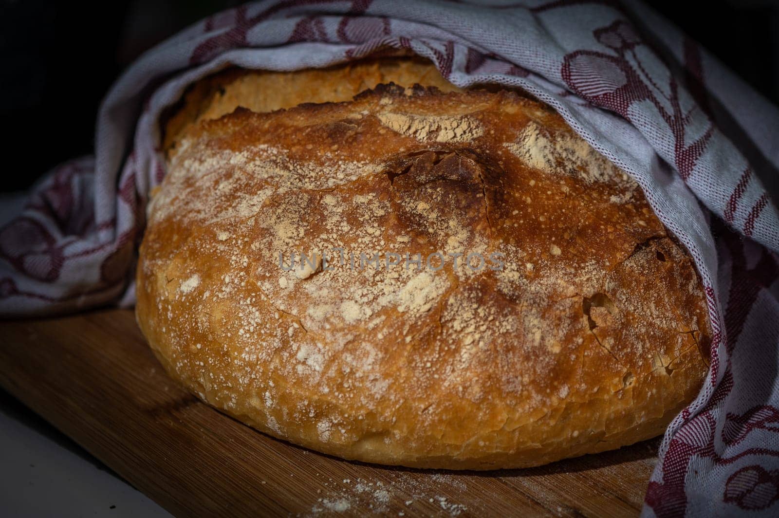 freshly baked loaf of bread from the oven, home recipe for tasty bread 2