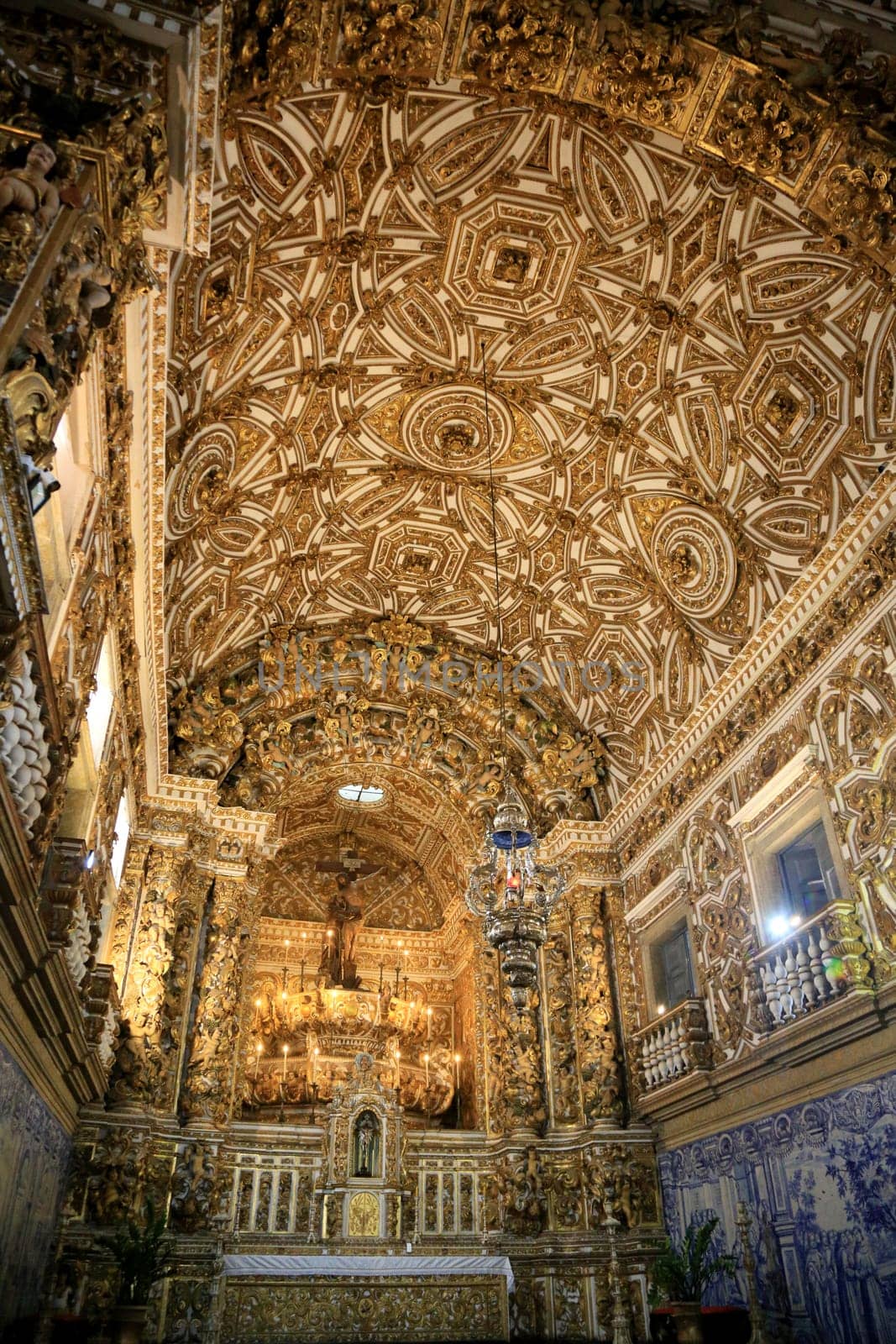 salvador, bahia, brazil - may 8, 2023: View of the Church and Convent of Sao Francisco in the Historic Center region in the city of Salvador.