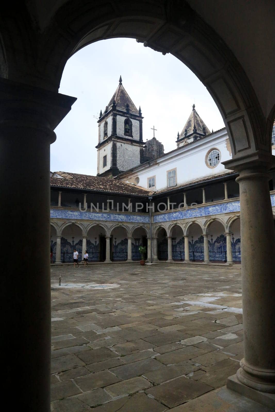 salvador, bahia, brazil - may 8, 2023: View of the Church and Convent of Sao Francisco in the Historic Center region in the city of Salvador.