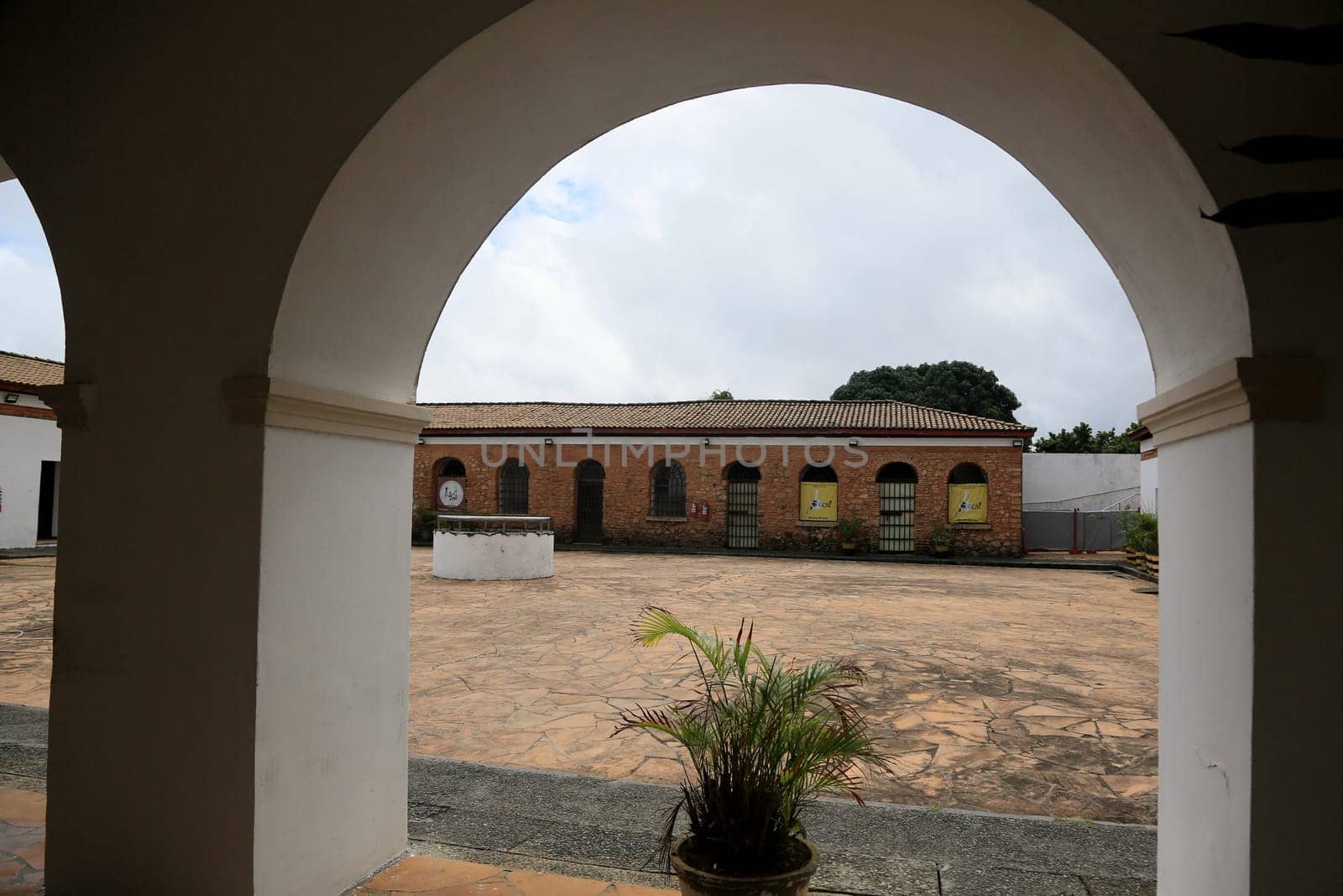 salvador, bahia, brazil - may 8, 2023: view of the fort of Santo Antonio Alem do Carmo in the Historic Center region in the city of Salvador.