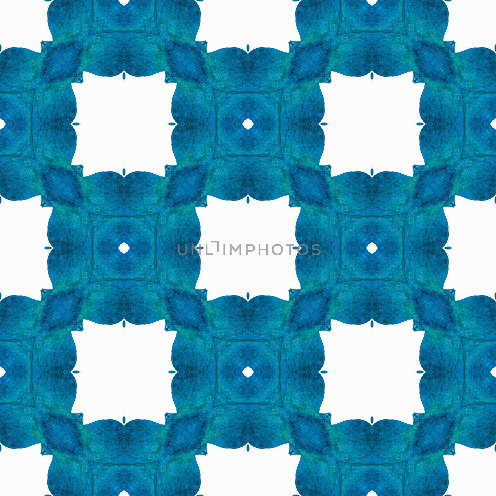 Oriental arabesque hand drawn border. Blue neat boho chic summer design. Textile ready classic print, swimwear fabric, wallpaper, wrapping. Arabesque hand drawn design.