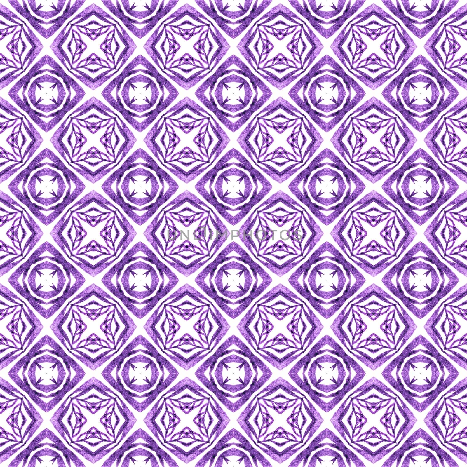 Green geometric chevron watercolor border. Purple tempting boho chic summer design. Chevron watercolor pattern. Textile ready classy print, swimwear fabric, wallpaper, wrapping.