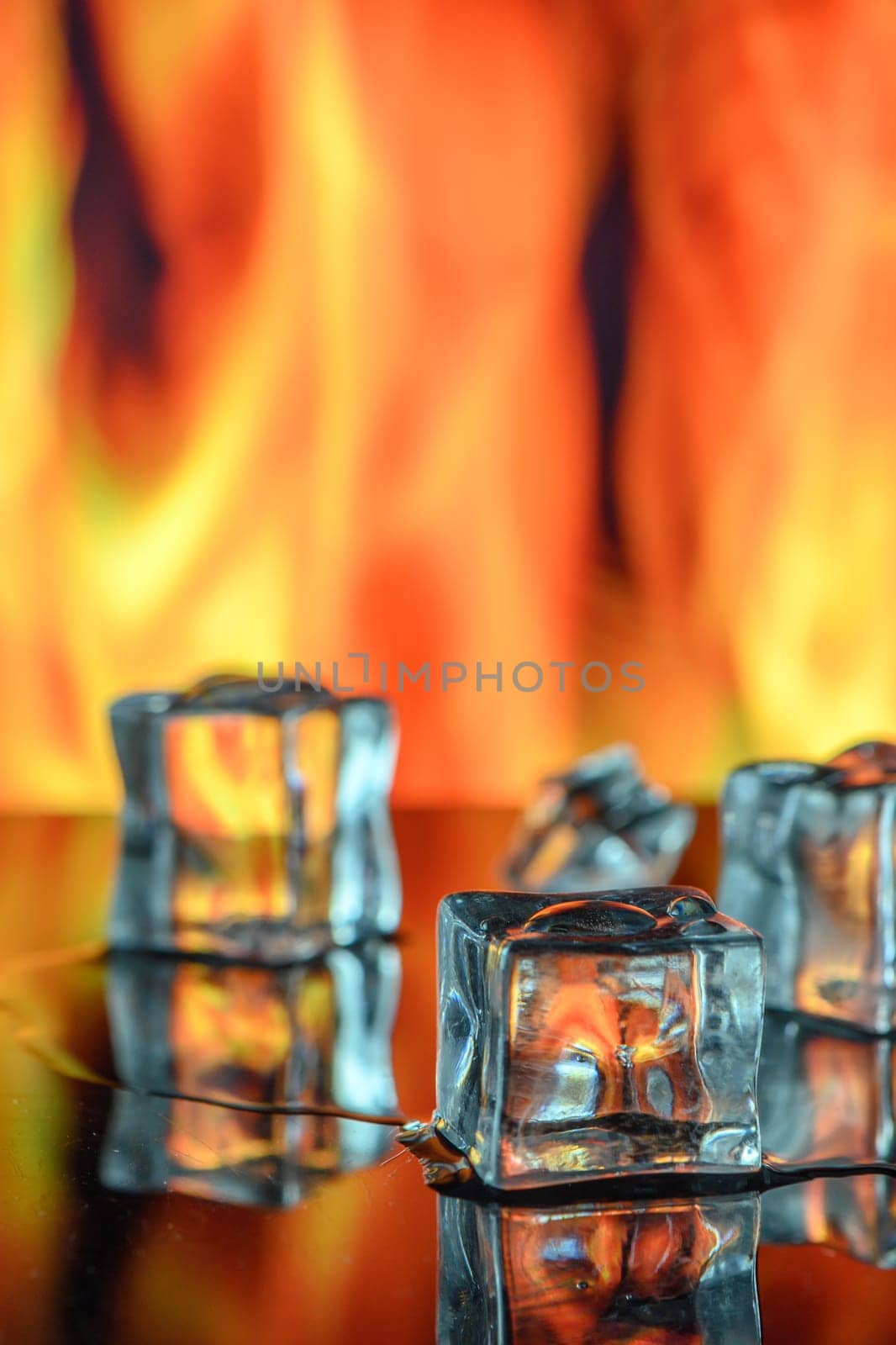 Block of Ice on Fire 1 by Mixa74