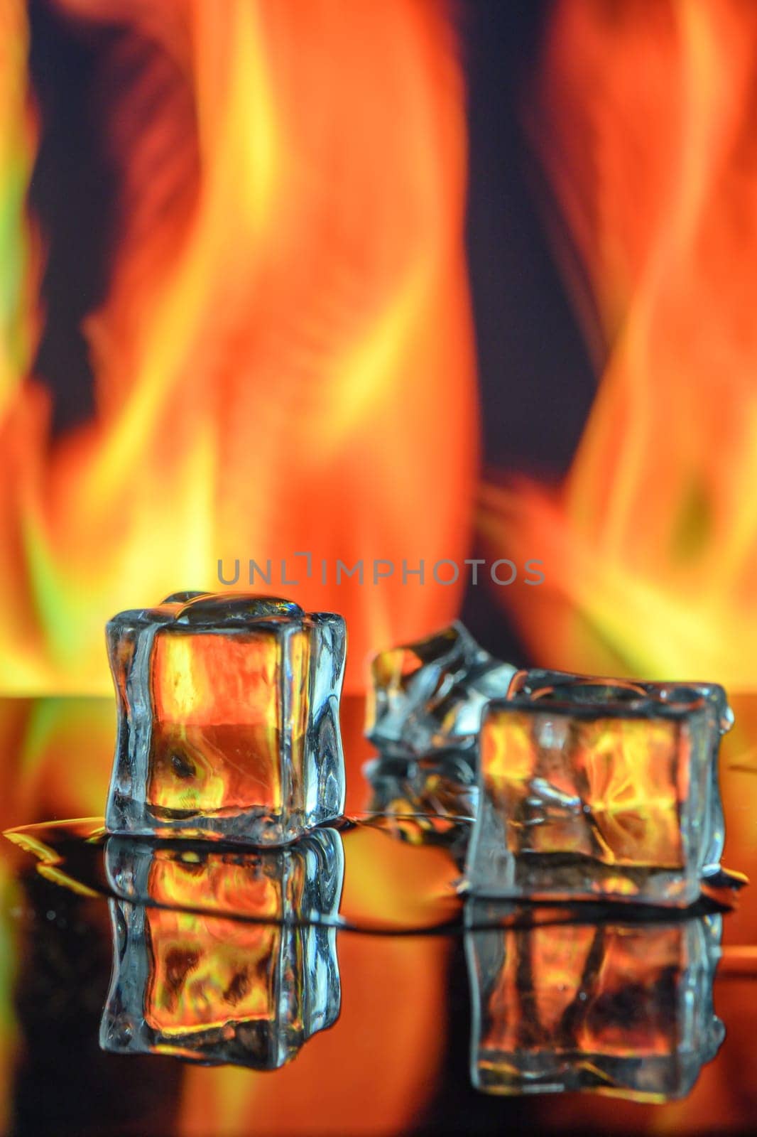 Block of Ice on Fire 2 by Mixa74