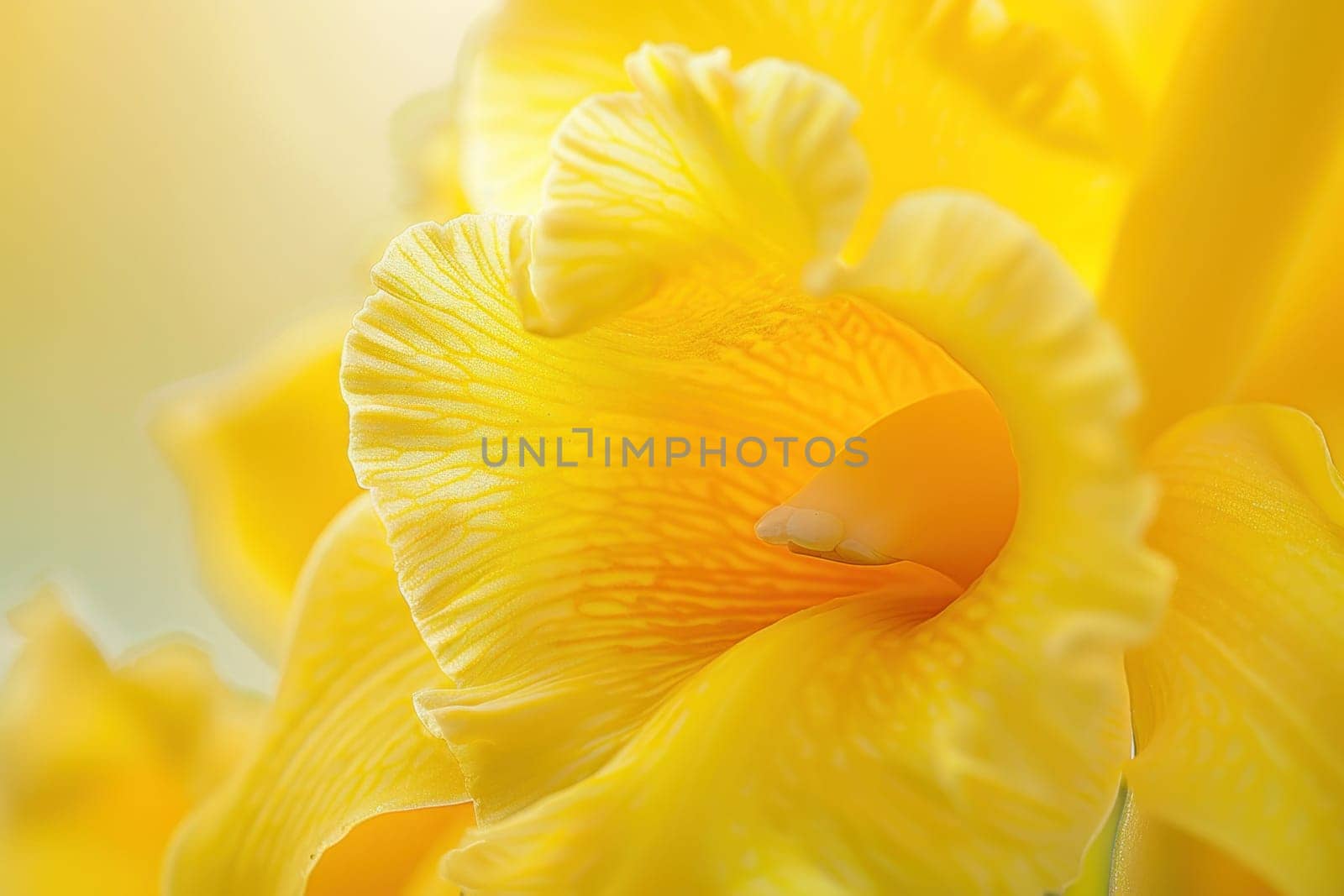 Yellow flower in vase with blurry background, beauty of nature and tranquility in home decor concept by Vichizh