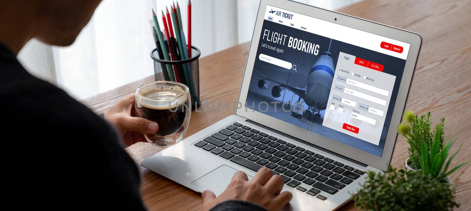 Online flight booking website provide modish reservation system by biancoblue