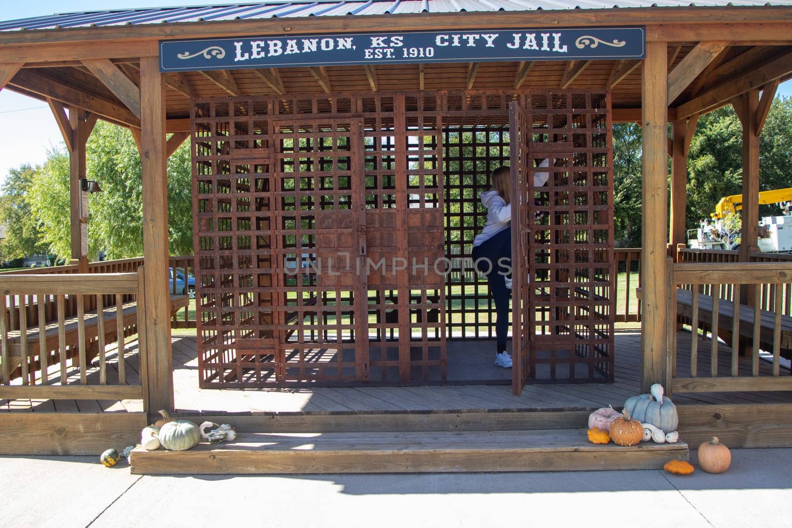 Lebanon City Jail East. 1910 Lebanon, Kansas Oct. 7, 2023 Historical Site Visitor Center by gena_wells