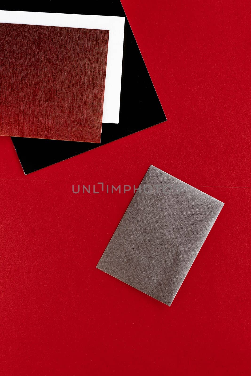 Brand, vintage backgrop and identity template concept - Paper stationery for design and branding, flatlay mockup