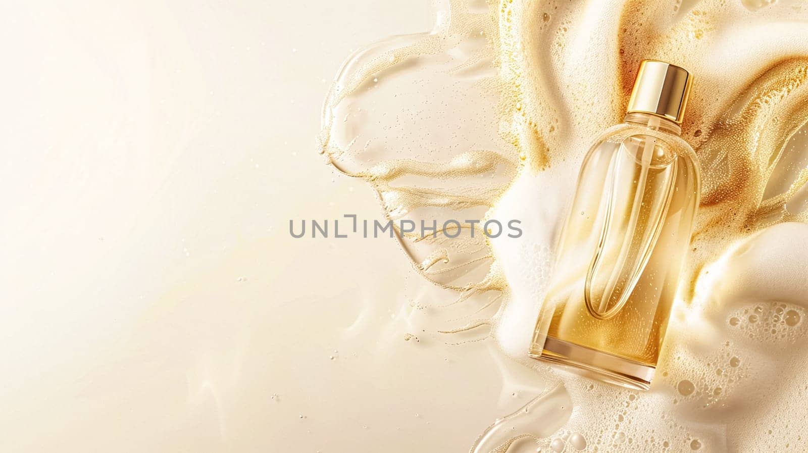 Skincare cosmetic product, spa and organic beauty cosmetics for bodycare, hair care, natural skin care routine