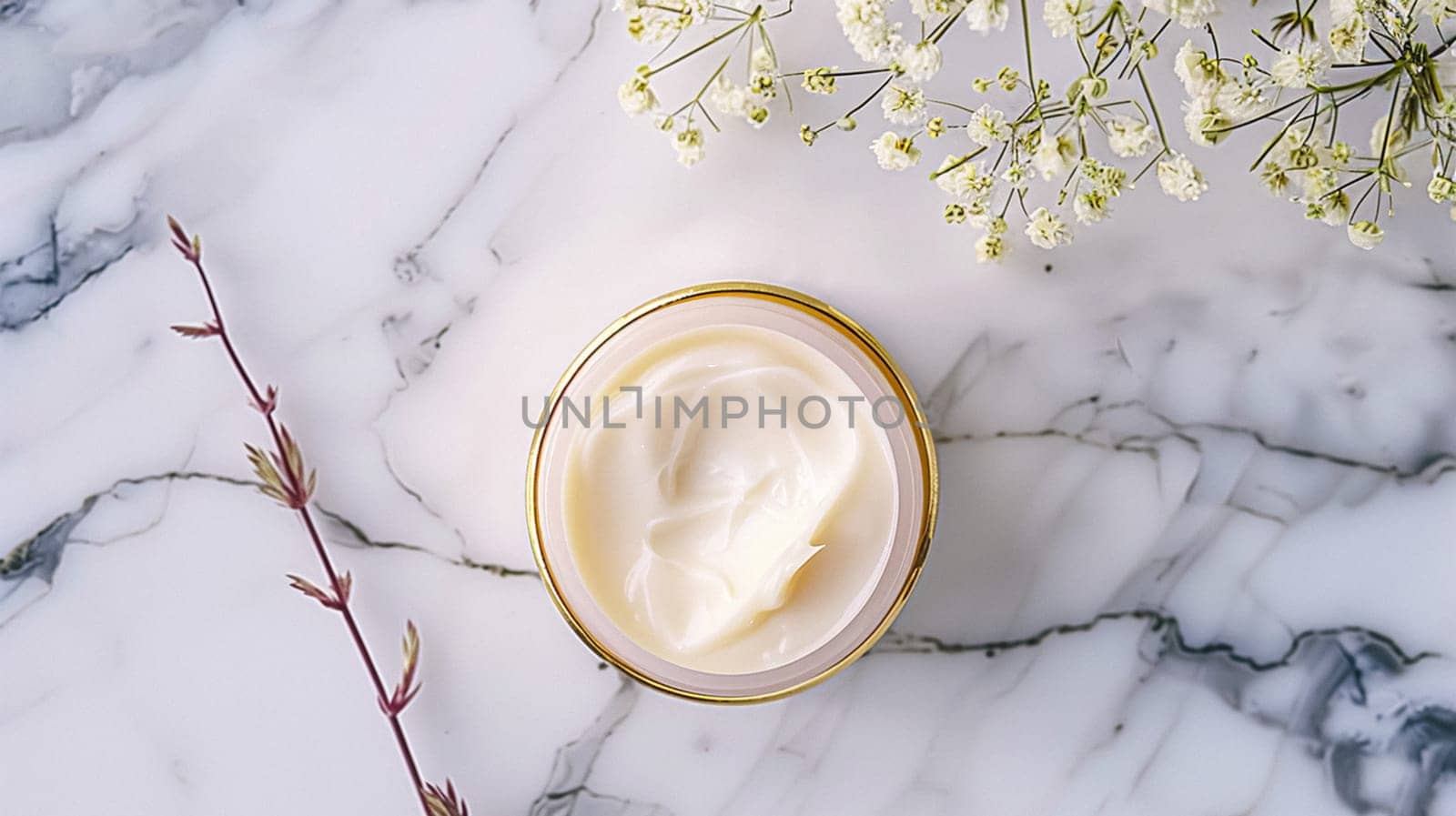 Skincare cosmetic product, spa and organic beauty cosmetics for bodycare, hair care, natural skin care routine