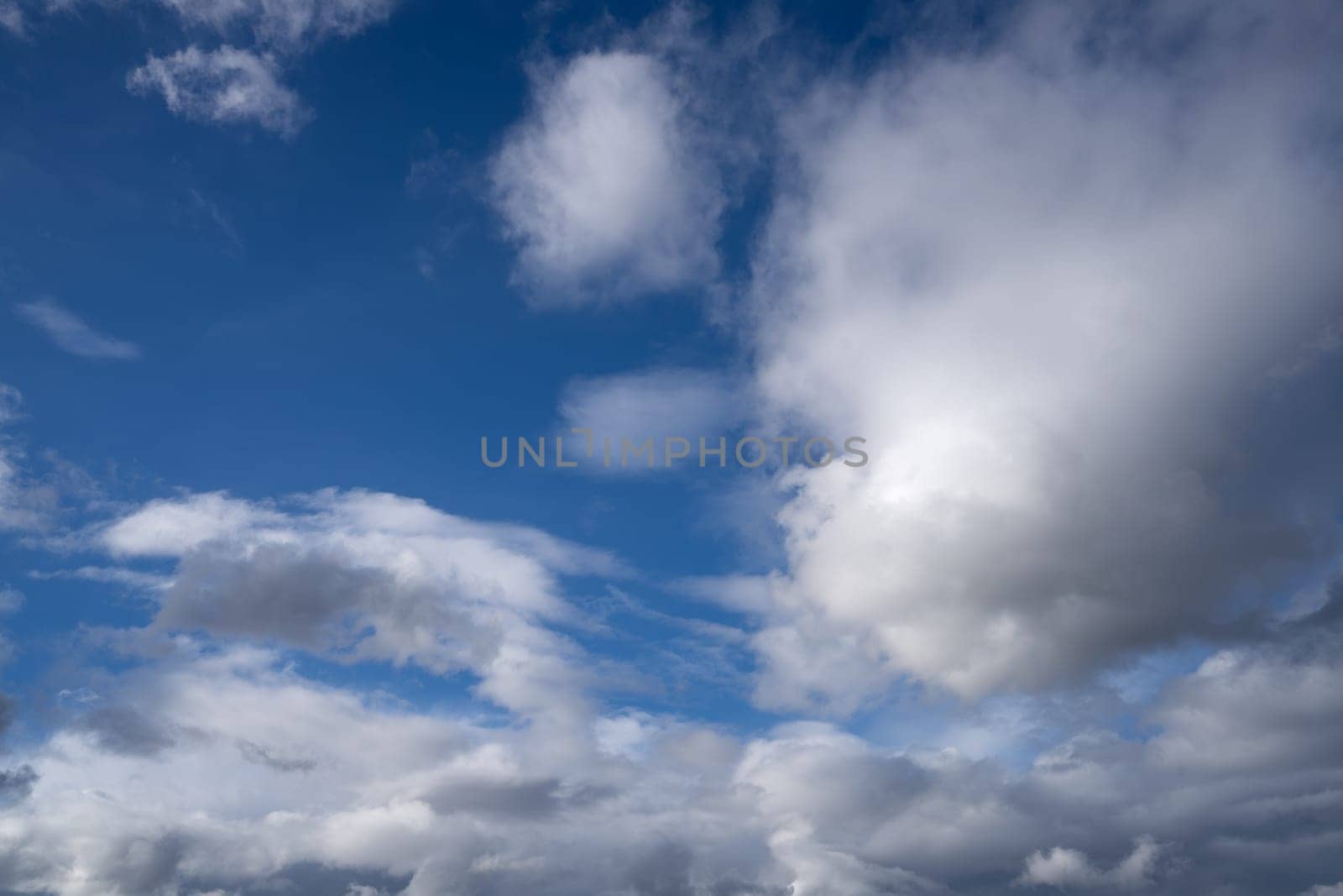 Low angle view to sky with clouds