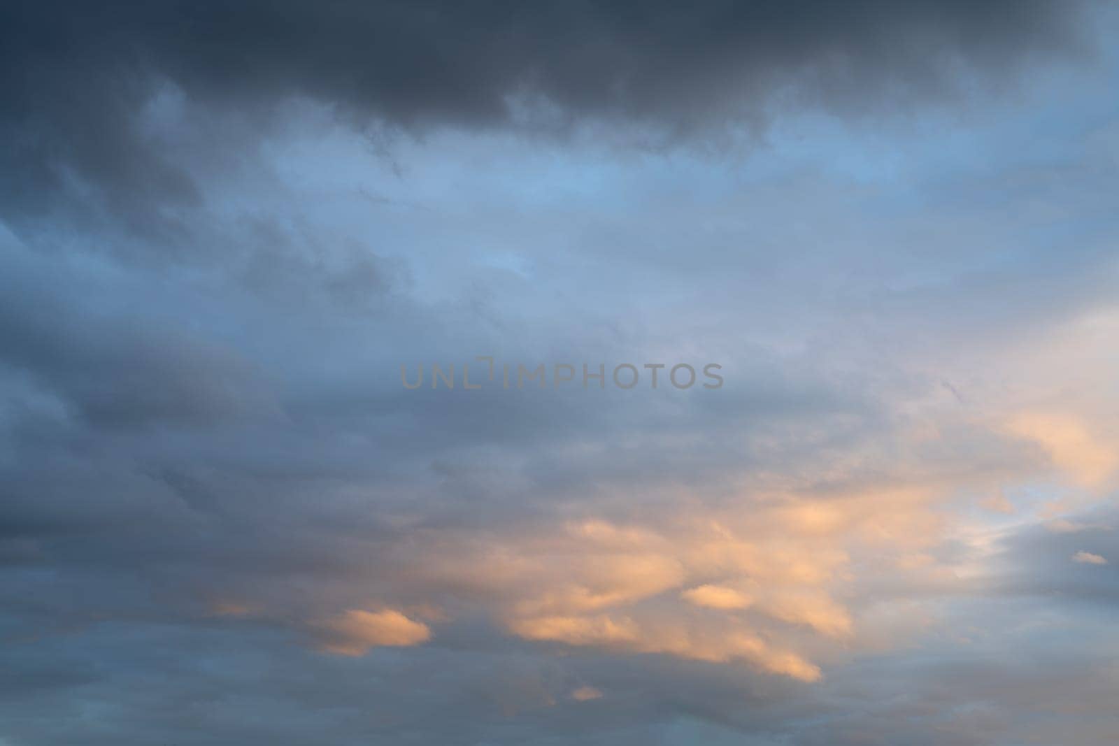 Low angle view to sky with clouds