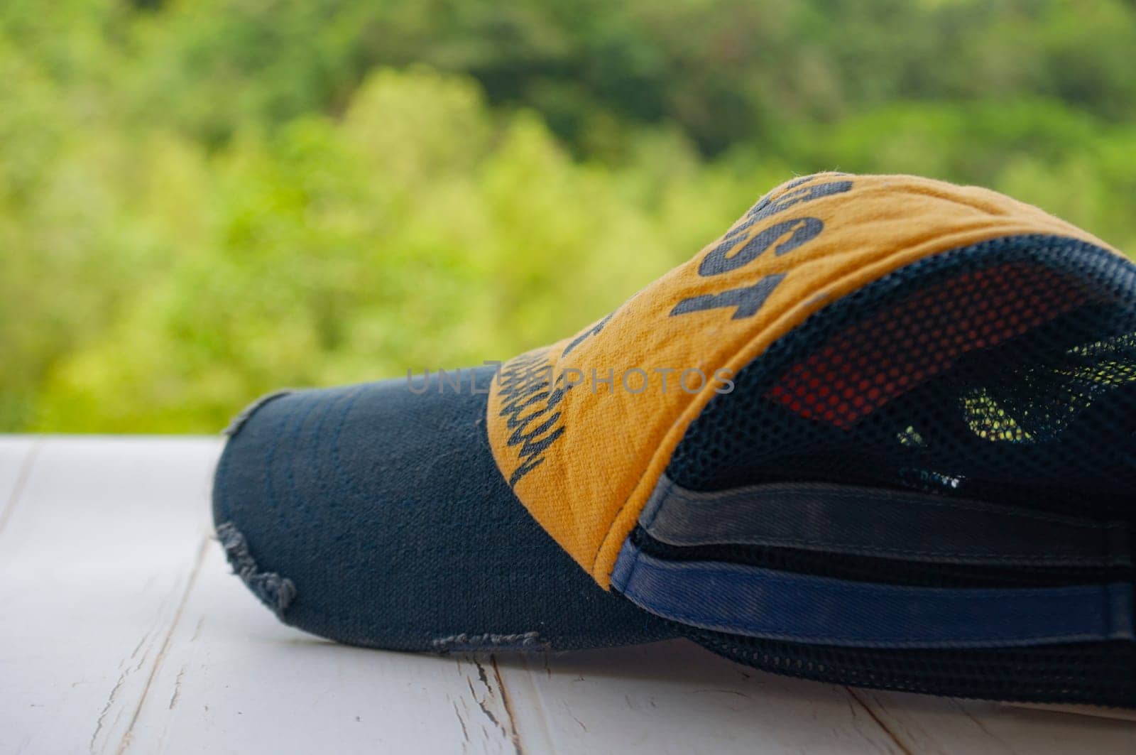 Old cap way back to 1974. Hat concept.