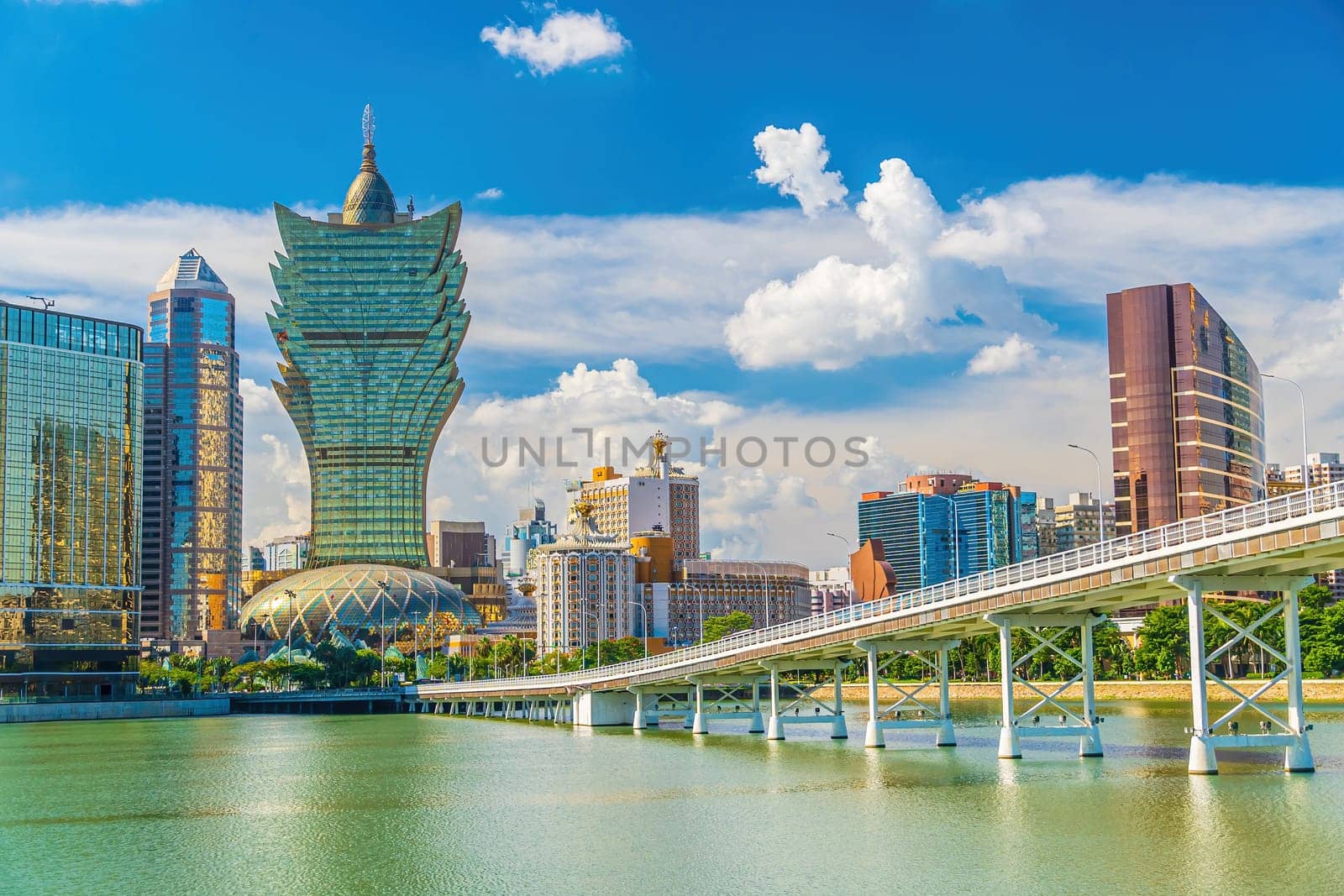 Macau, downtown city skyline, cityscape of China  by f11photo