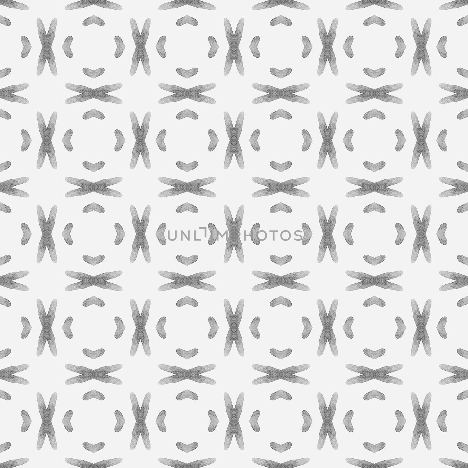 Hand drawn tropical seamless border. Black and white astonishing boho chic summer design. Tropical seamless pattern. Textile ready eminent print, swimwear fabric, wallpaper, wrapping.