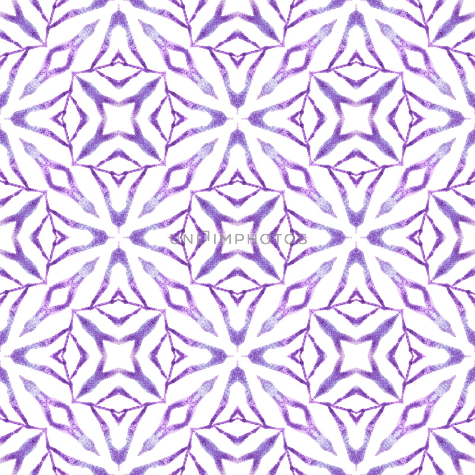 Summer exotic seamless border. Purple majestic boho chic summer design. Textile ready pretty print, swimwear fabric, wallpaper, wrapping. Exotic seamless pattern.