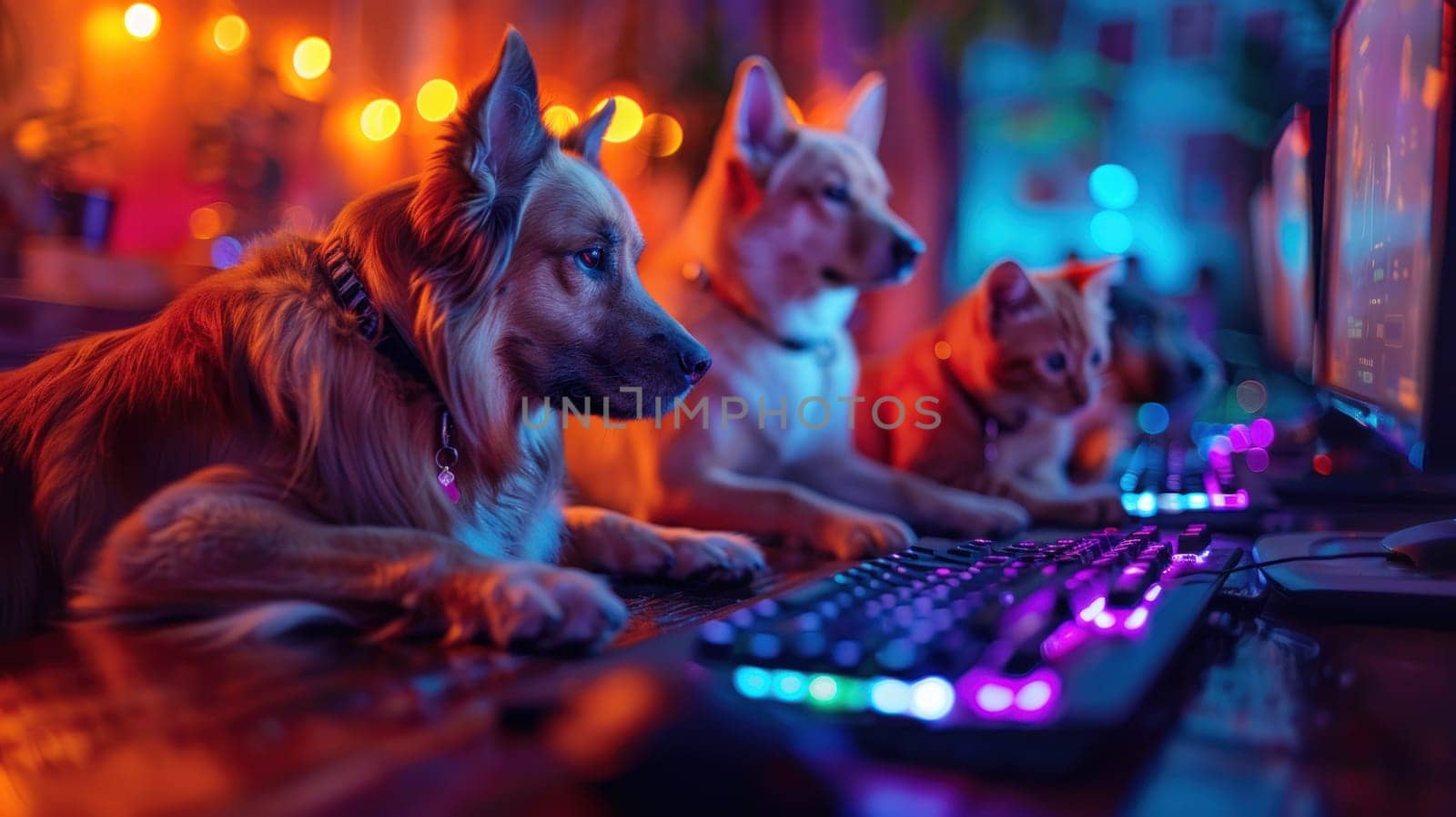 Animal eSports Team: Dogs and Cats Competing at the Highest Level.