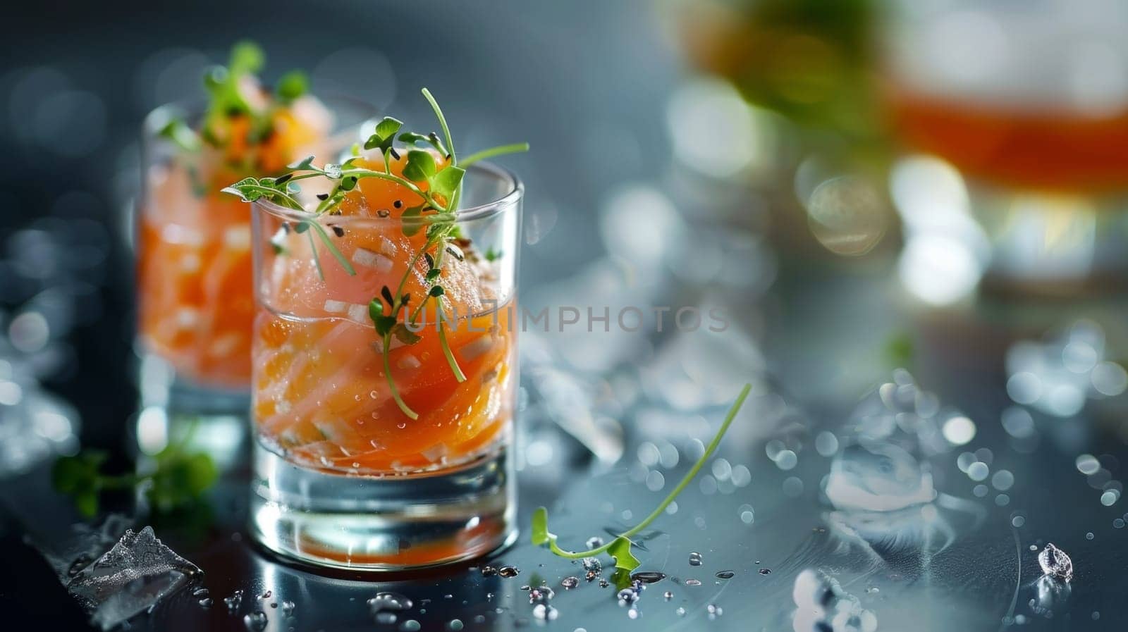 Icelandic hakarl, a pungent fermented shark meat delicacy, served with shots of the iconic Icelandic spirit Brennivin. This traditional pairing showcases the bold, unique flavors of Icelandic cuisine
