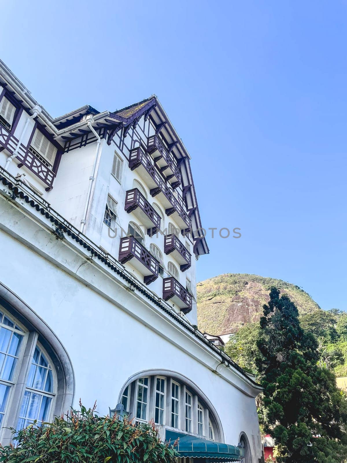 Quitandinha Palace, Historic building at Petropolis, Rio de Janeiro, Brazil. May 30, 2024.