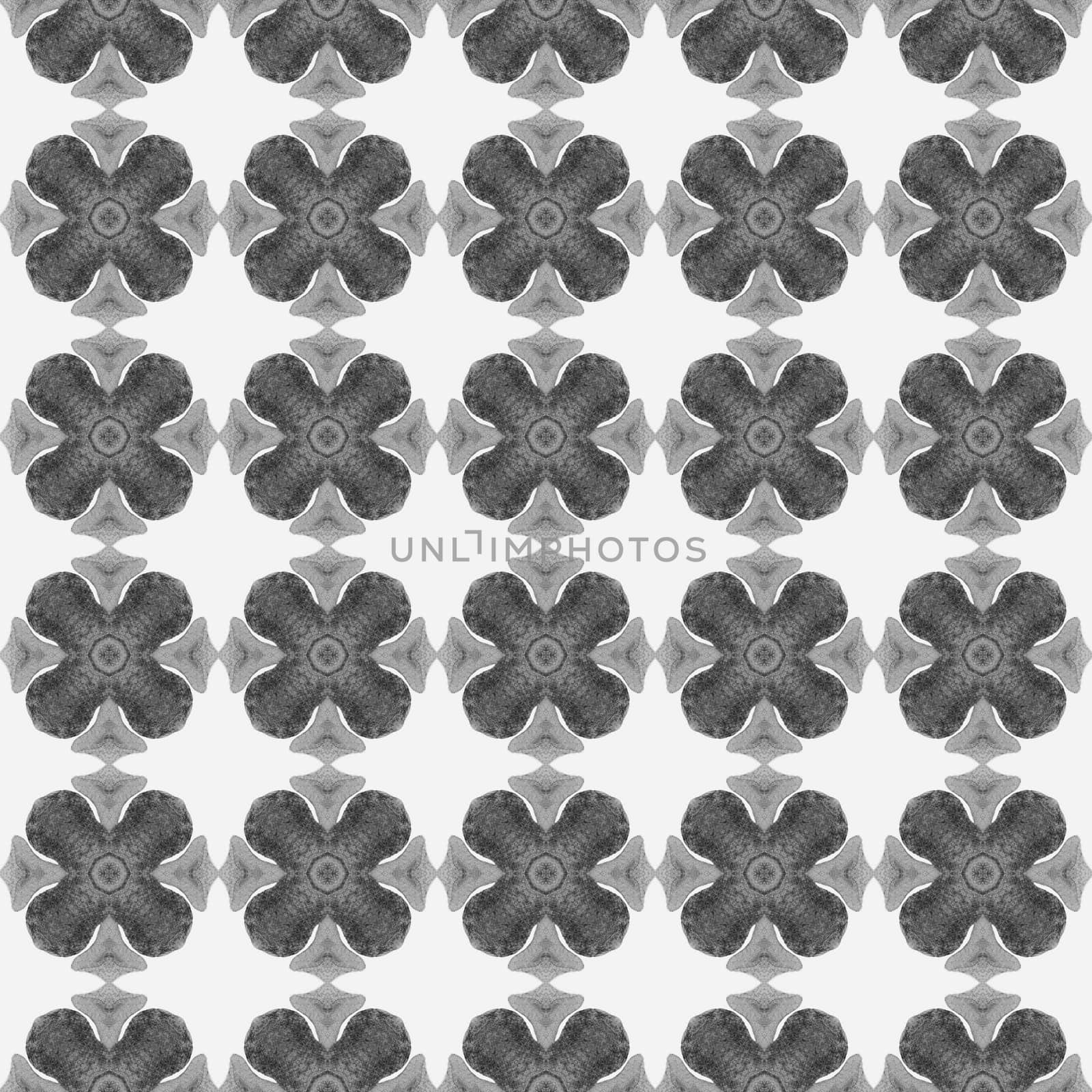 Green geometric chevron watercolor border. Black and white appealing boho chic summer design. Textile ready great print, swimwear fabric, wallpaper, wrapping. Chevron watercolor pattern.
