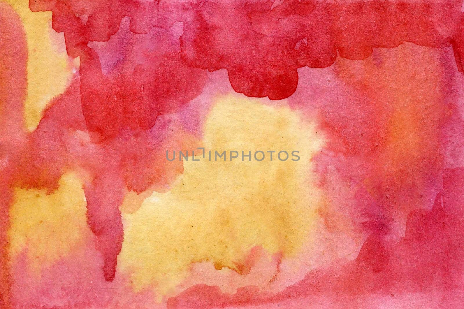 pink red yellow watercolor paper background texture