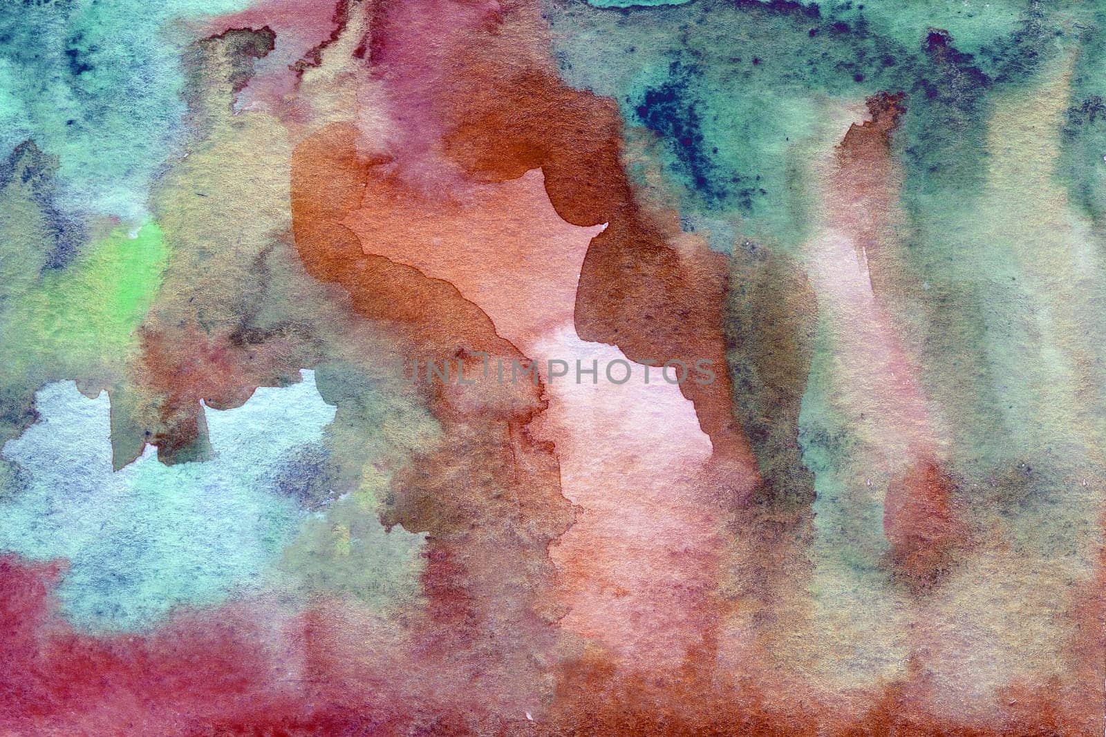 Purple green watercolor paper background texture