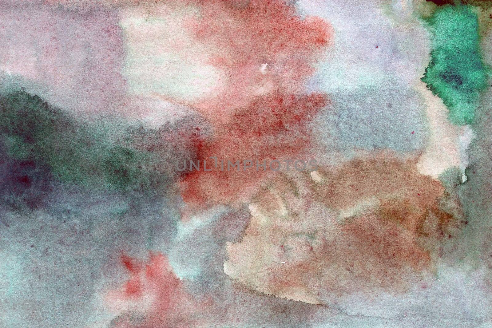 Gray -red watercolor paper background texture