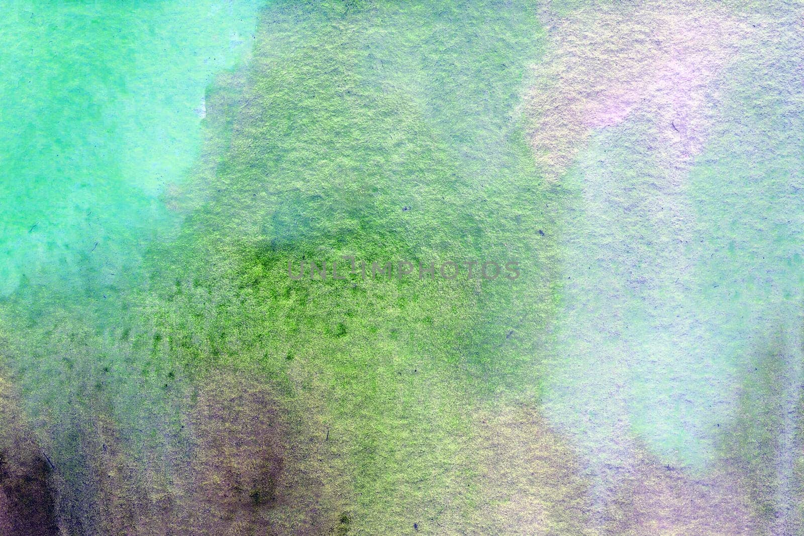Green gradient watercolor paper background texture