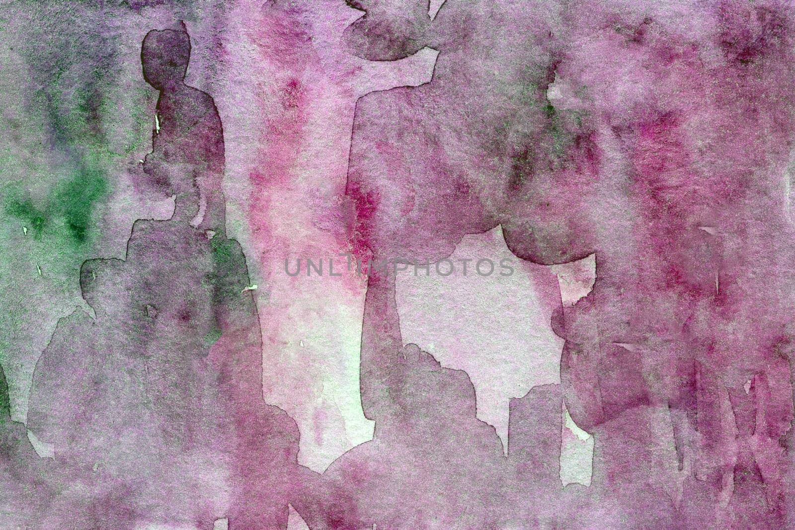 pink green watercolor paper background texture