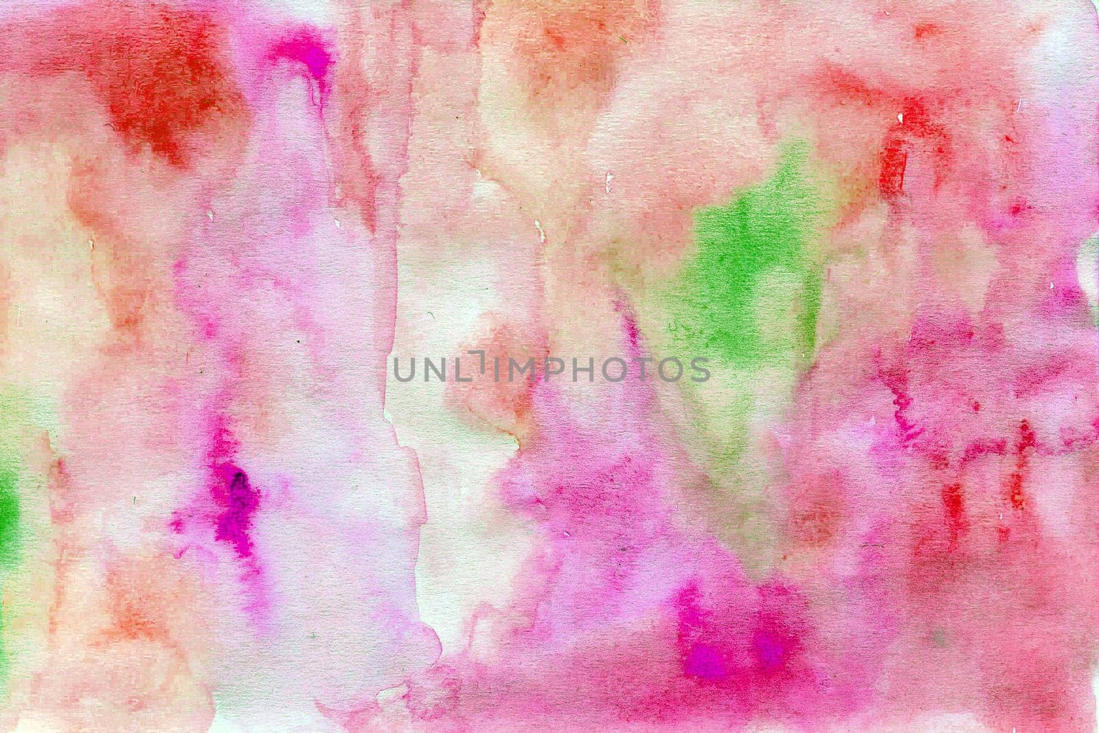 Pink-red watercolor paper background texture