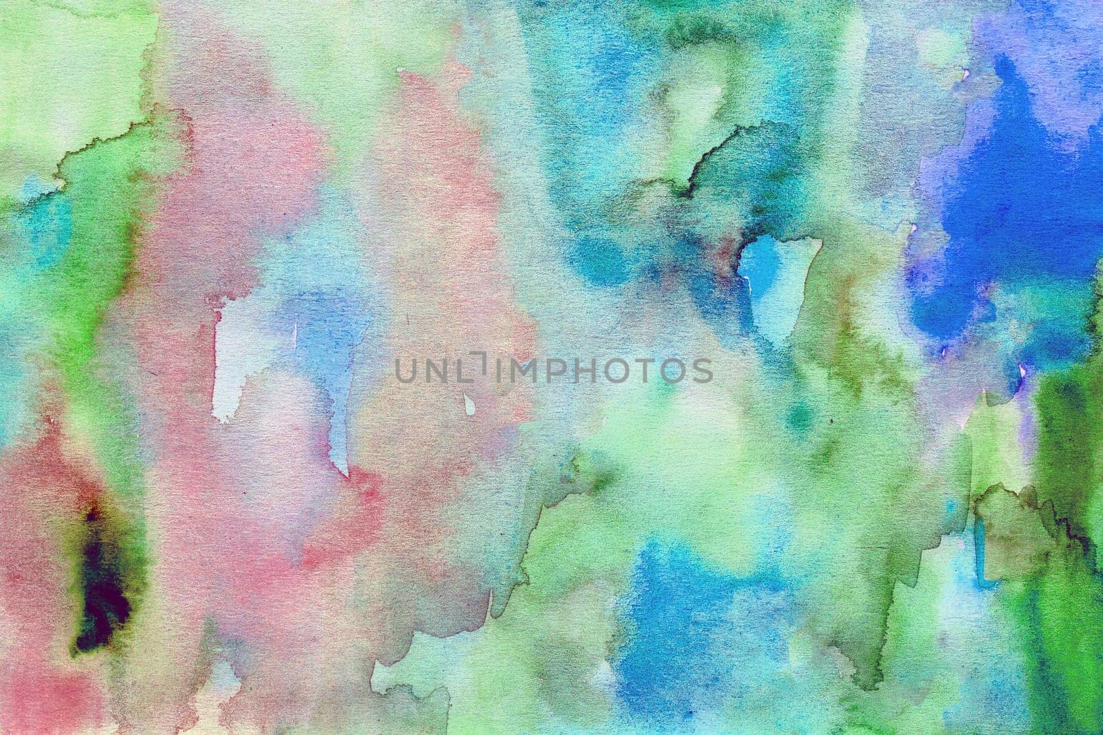 Pink-Yellow watercolor paper background texture