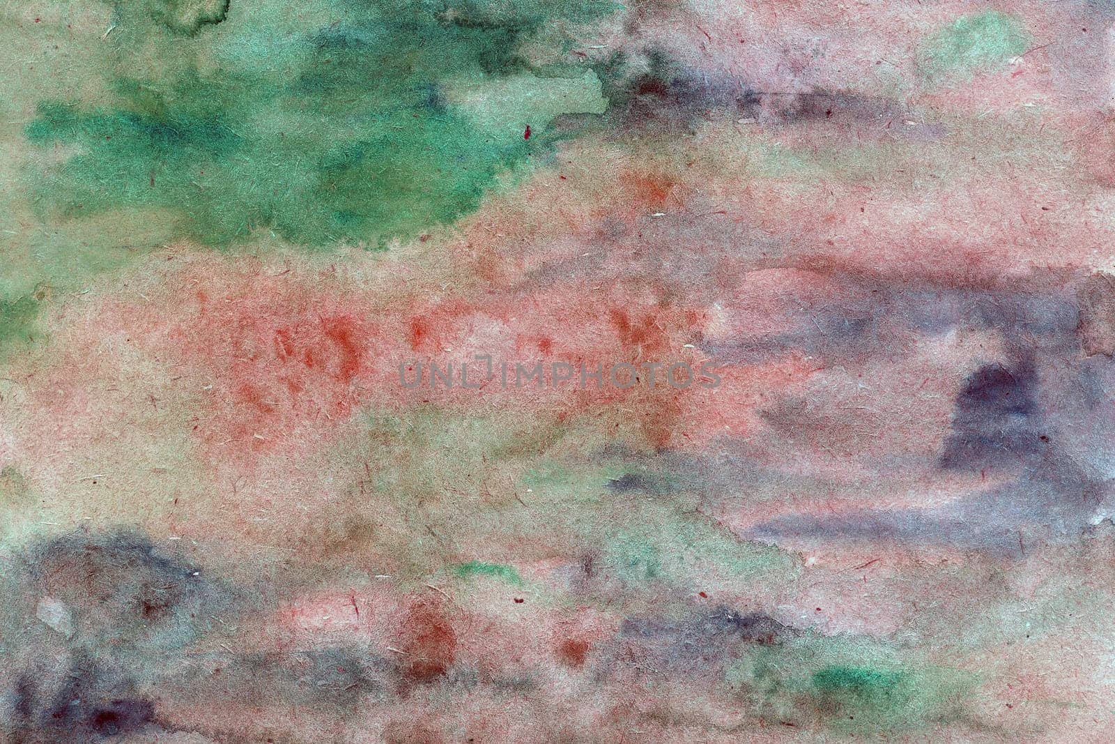green-beige watercolor paper background texture