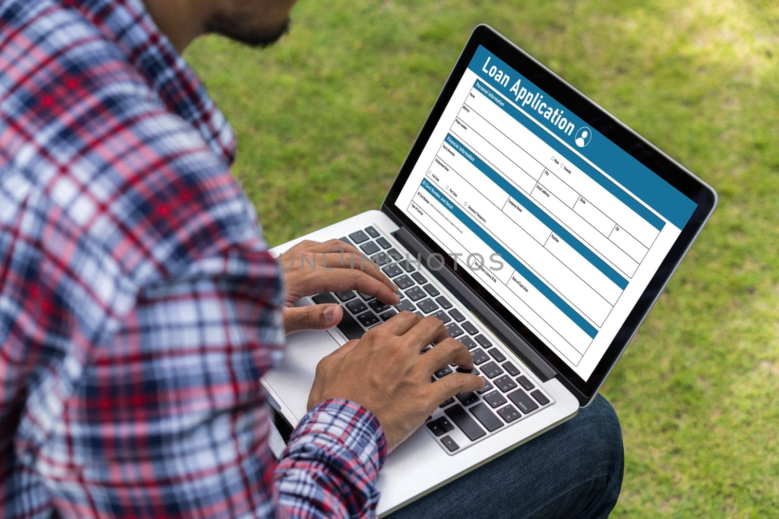 Online loan application form for modish digital information collection on the internet network