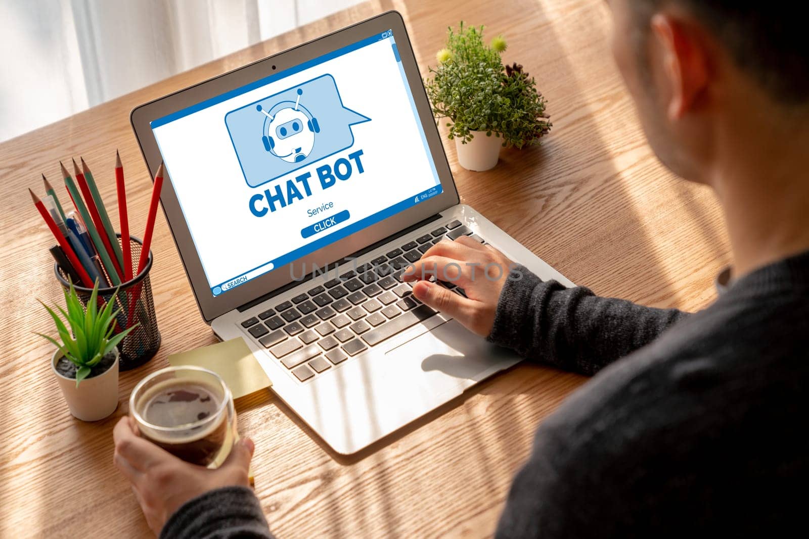 Chatbot software application for modish online business that automatically reply to customer questions